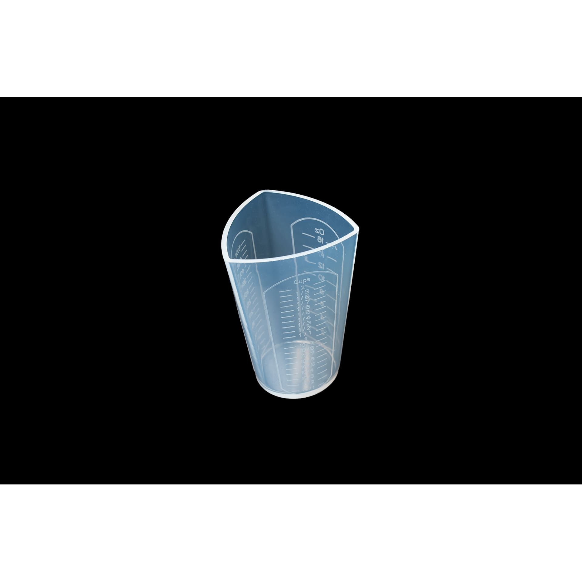 Jesmonite Silicone Pouring Cups - Small, 500 ml on dark background