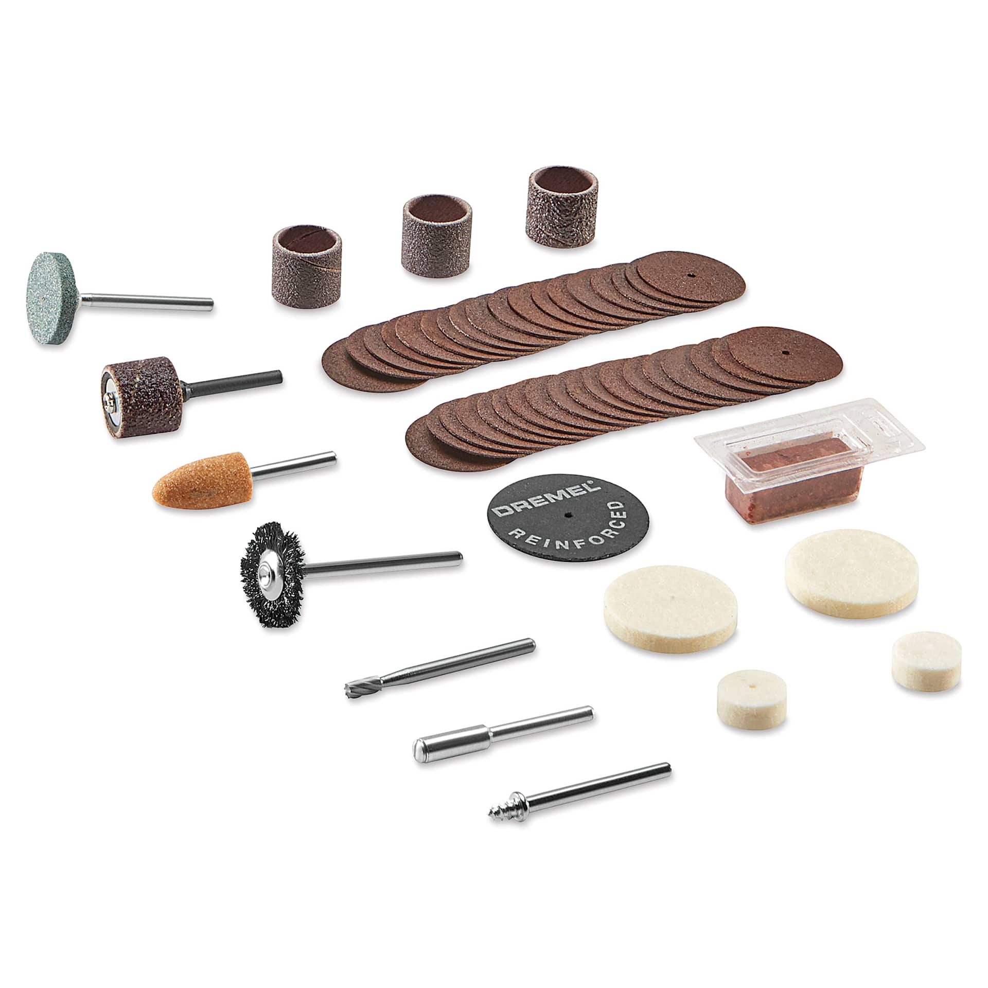 Dremel General Purpose Accessory Kit - Components of kit 