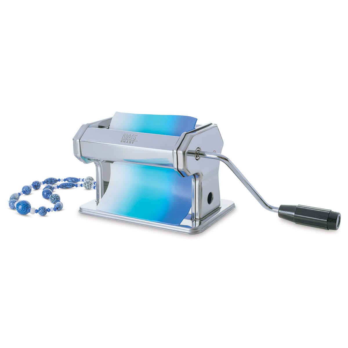 DAS Smart Clay Machine with clay being rolled through it