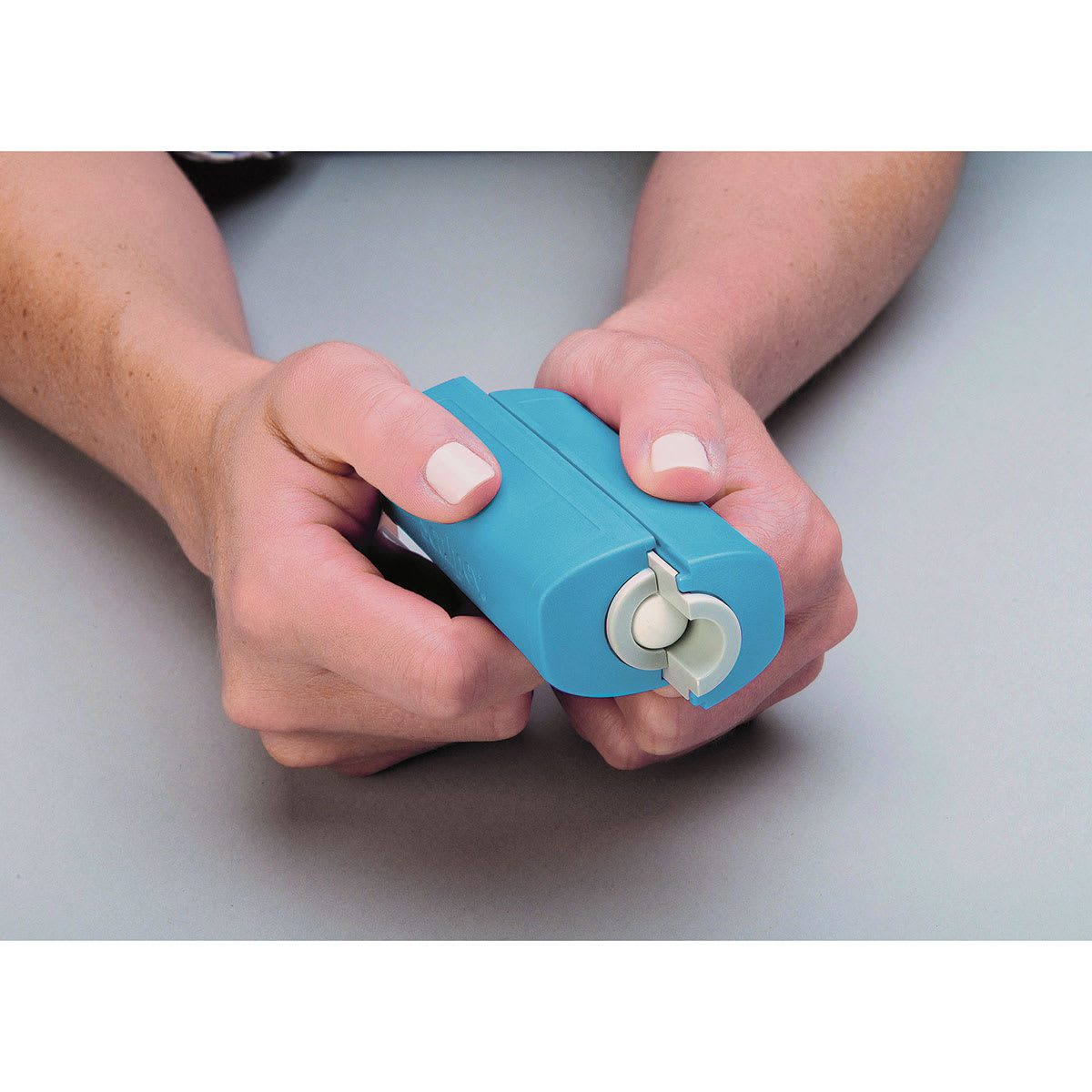 Sculpey Tools Bead Maker being held (clay not included)
