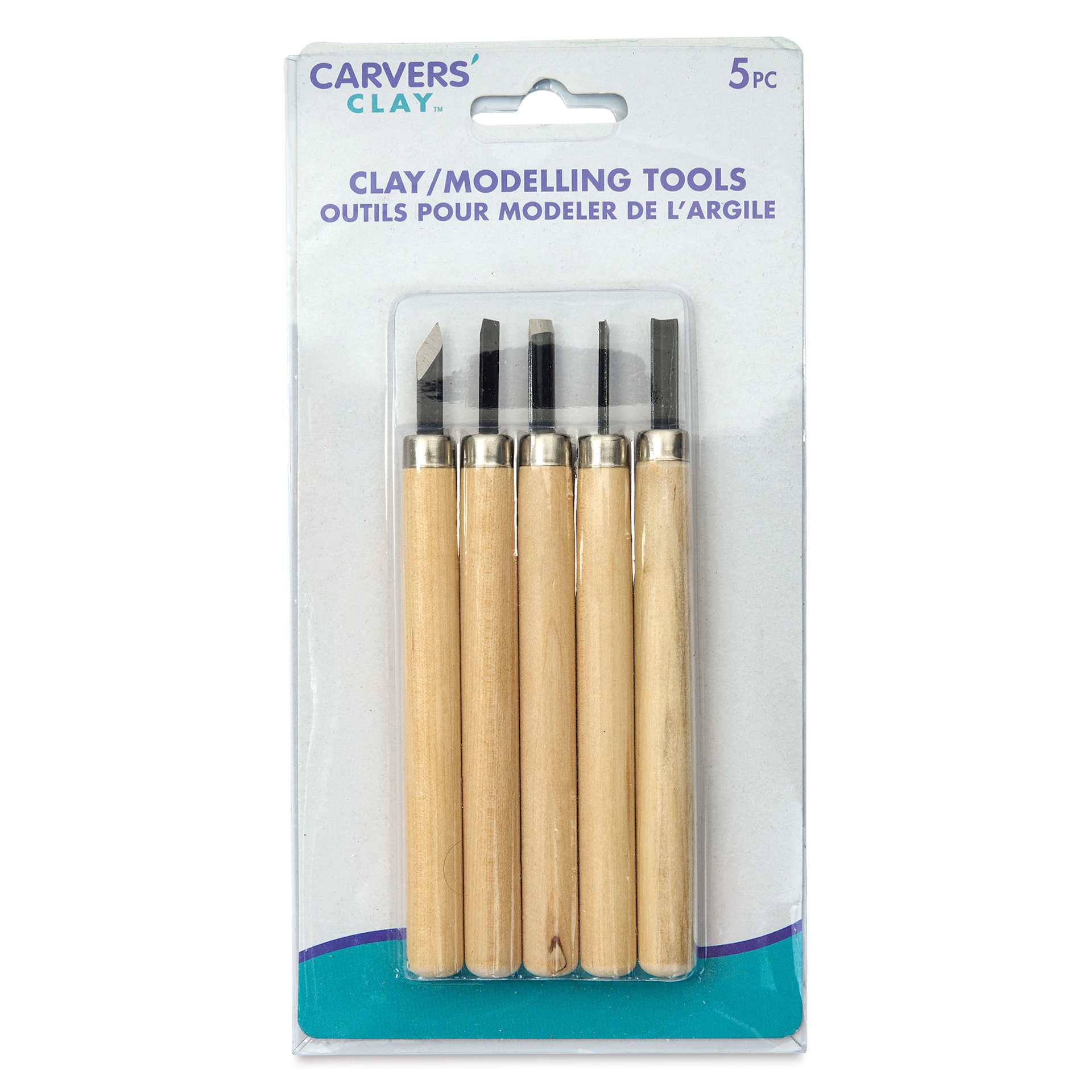 Carvers' Clay Modelling Tools - Set of 5 front of packaging