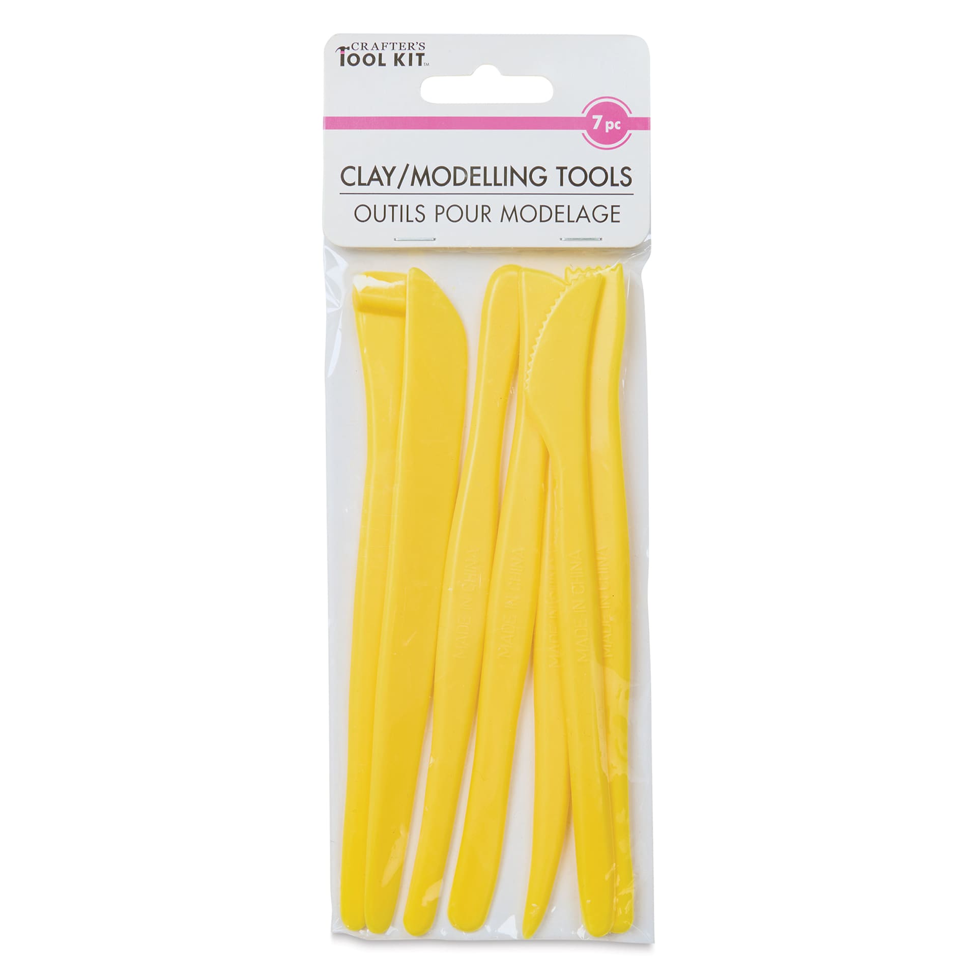 Crafter's Tool Kit Clay Modelling Tools - Set of 7 front of packaging
