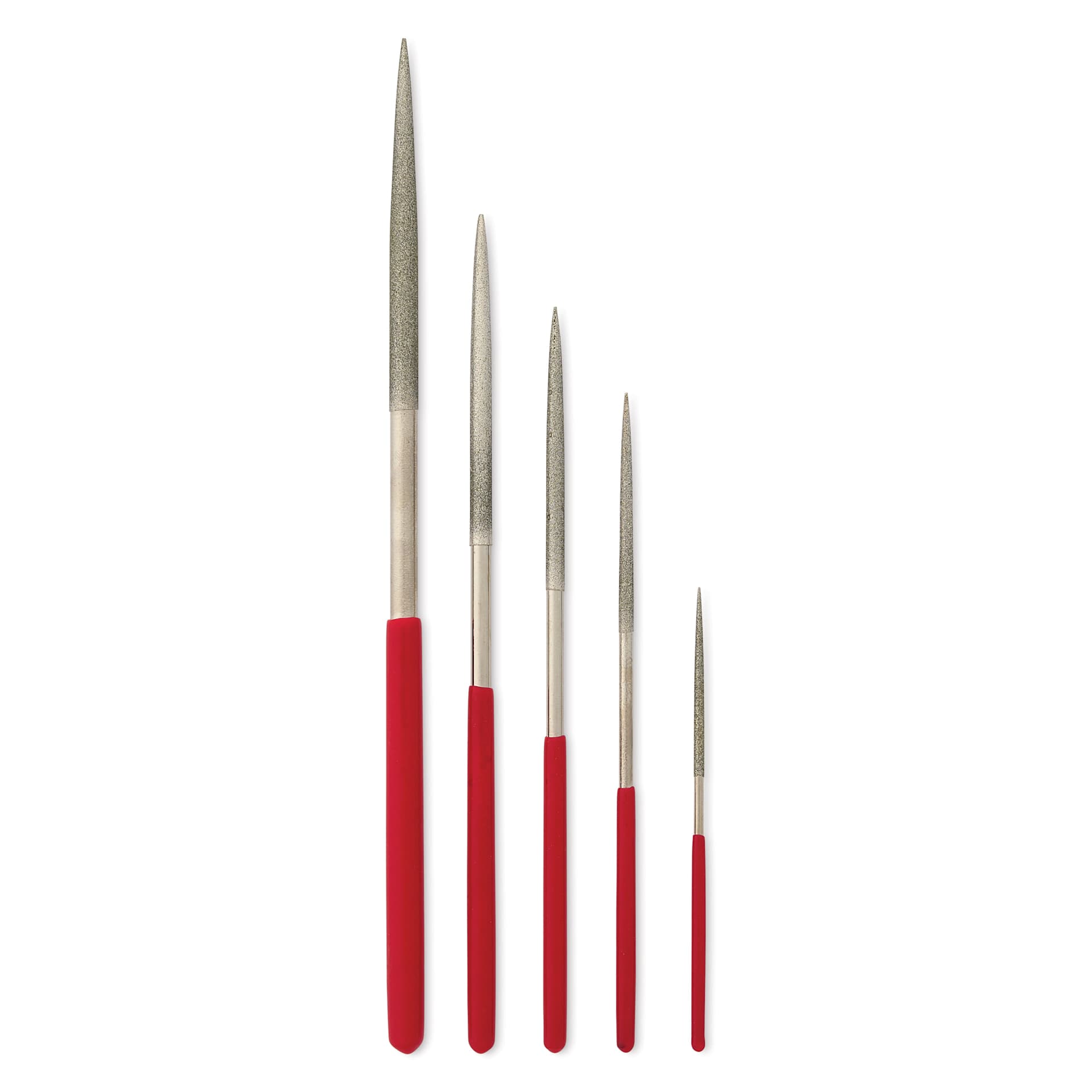 Hawk Diamond File - Set of 5, Round, Assorted Sizes