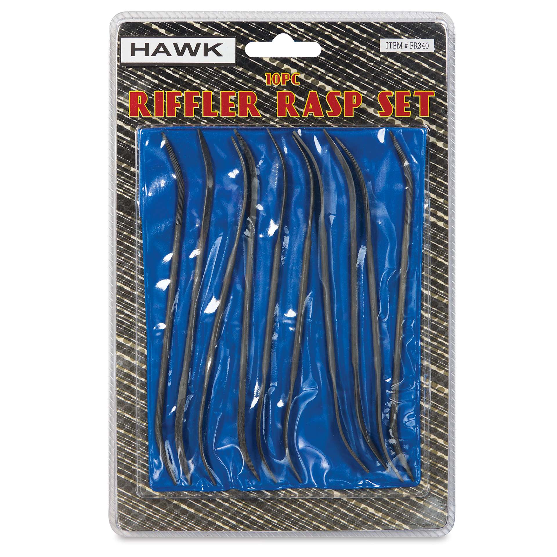 Hawk Riffler Rasps - Set of 10 - front of packaging