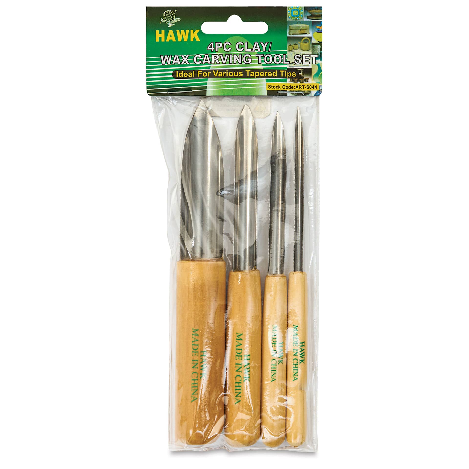 Hawk Clay & Wax Carving Tools - Set of 4 - front of packaging