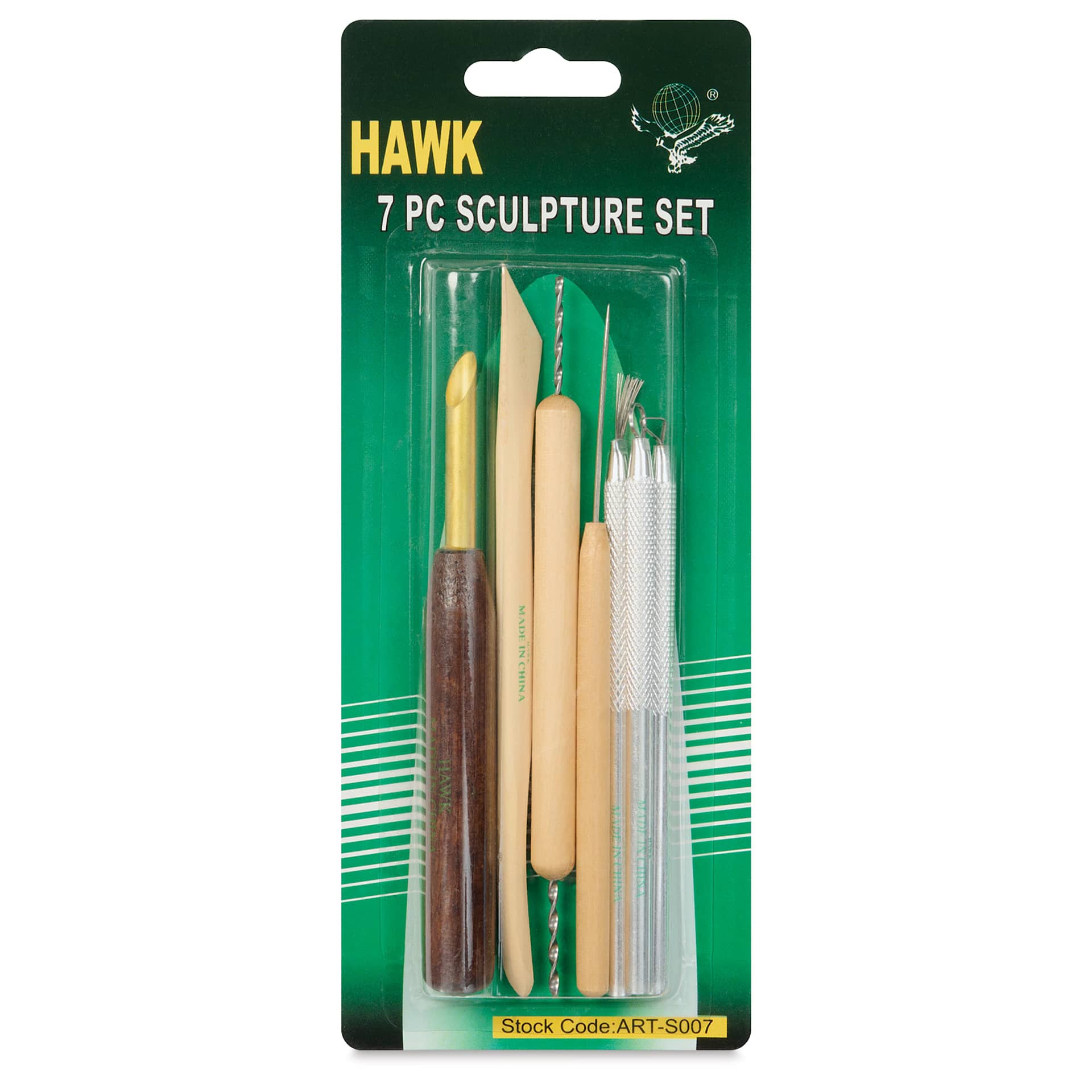 Hawk Sculpture Tools - Set of 7 - front of packaging