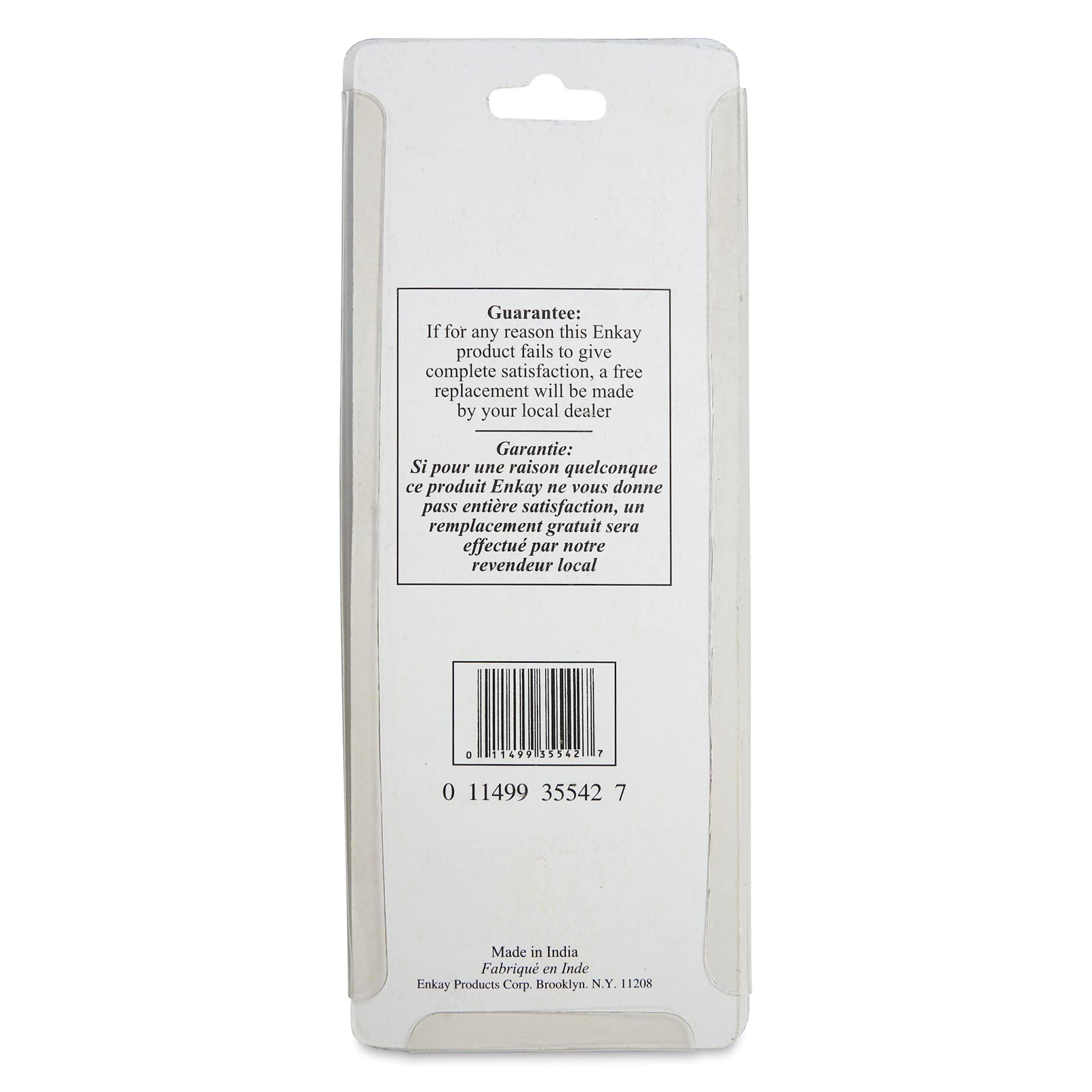 Enkay Spatulas - Set of 4 - back of packaging