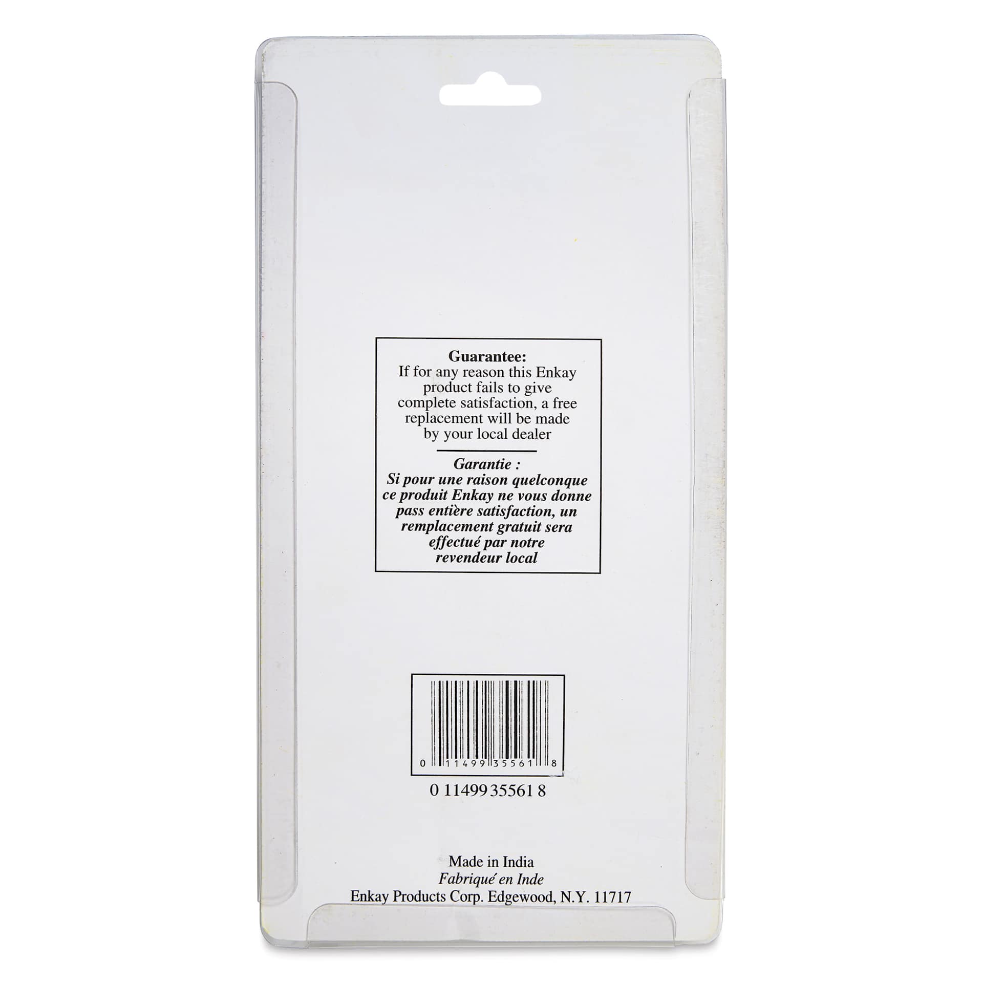 Enkay Wax Carving Tools - Set of 6 - back of packaging
