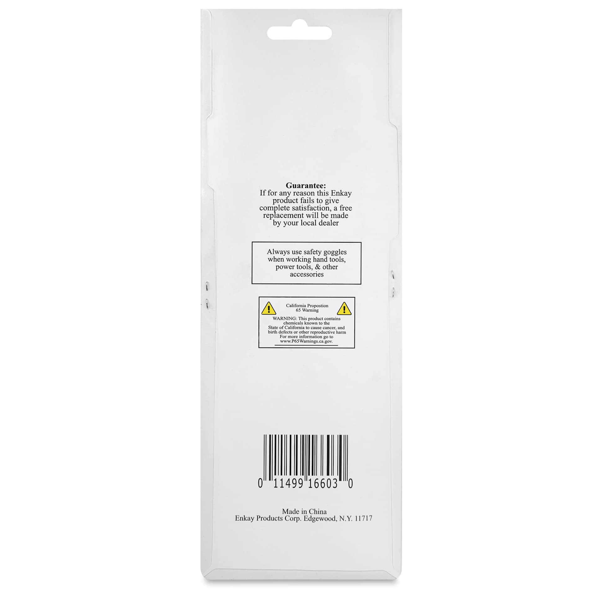 Enkay Mini Wire Brushes - Set of 3 - back of packaging