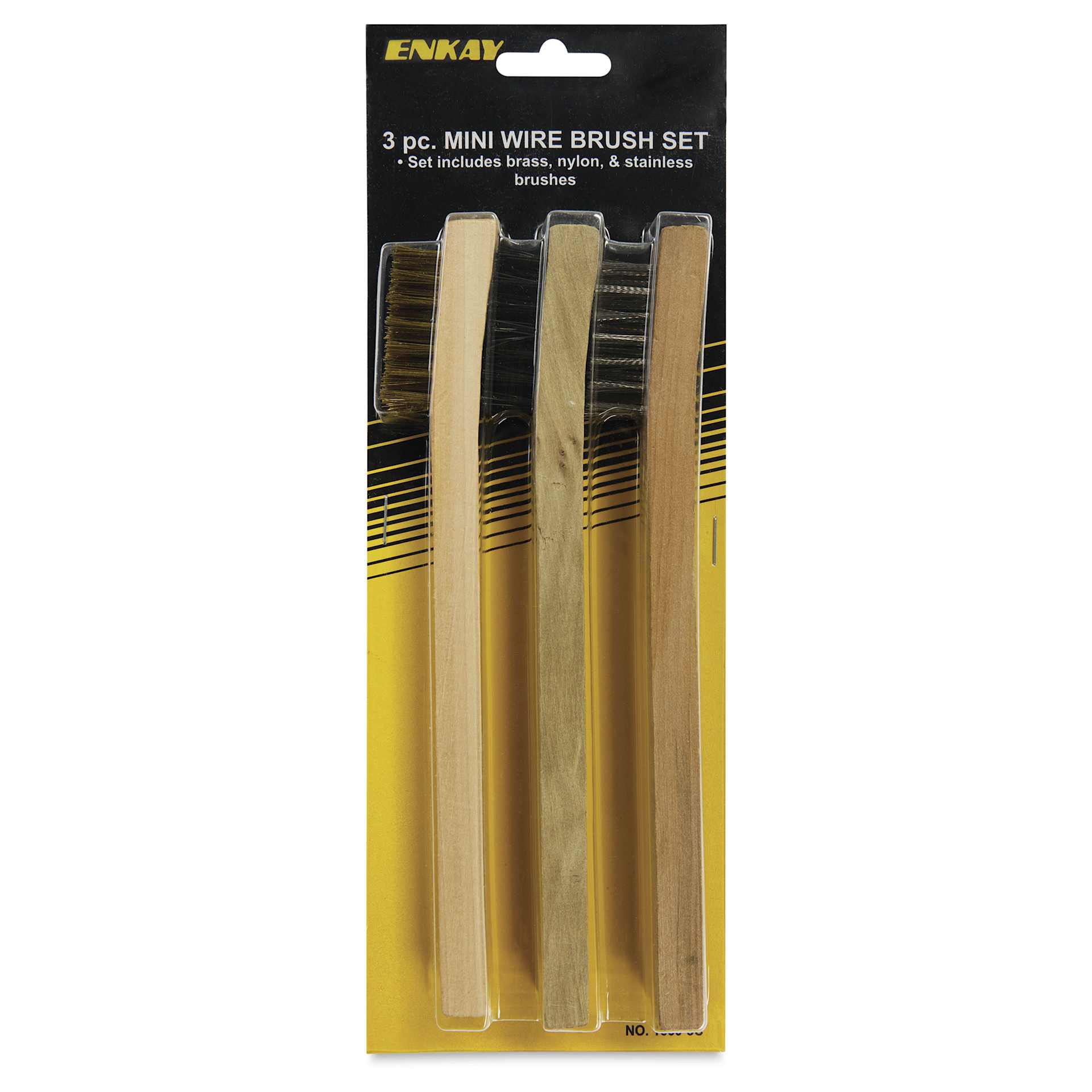 Enkay Mini Wire Brushes - Set of 3 - front of packaging