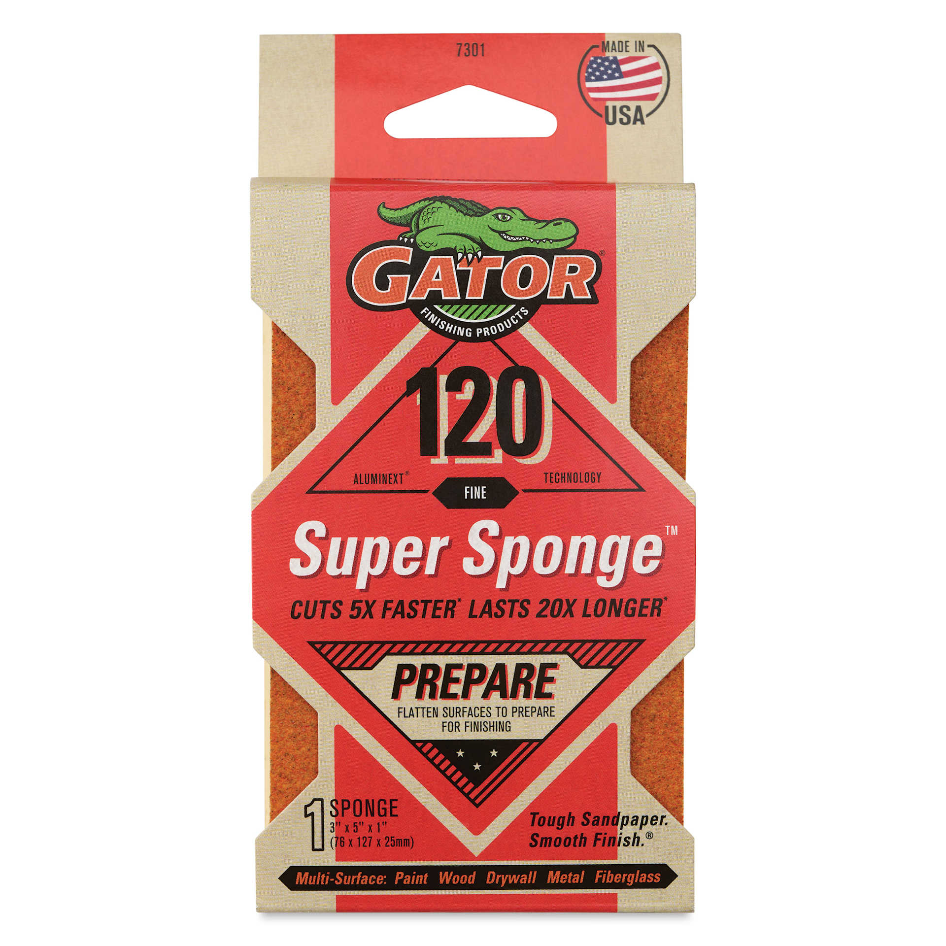 Gator Sanding Super Sponge - 120 Grit