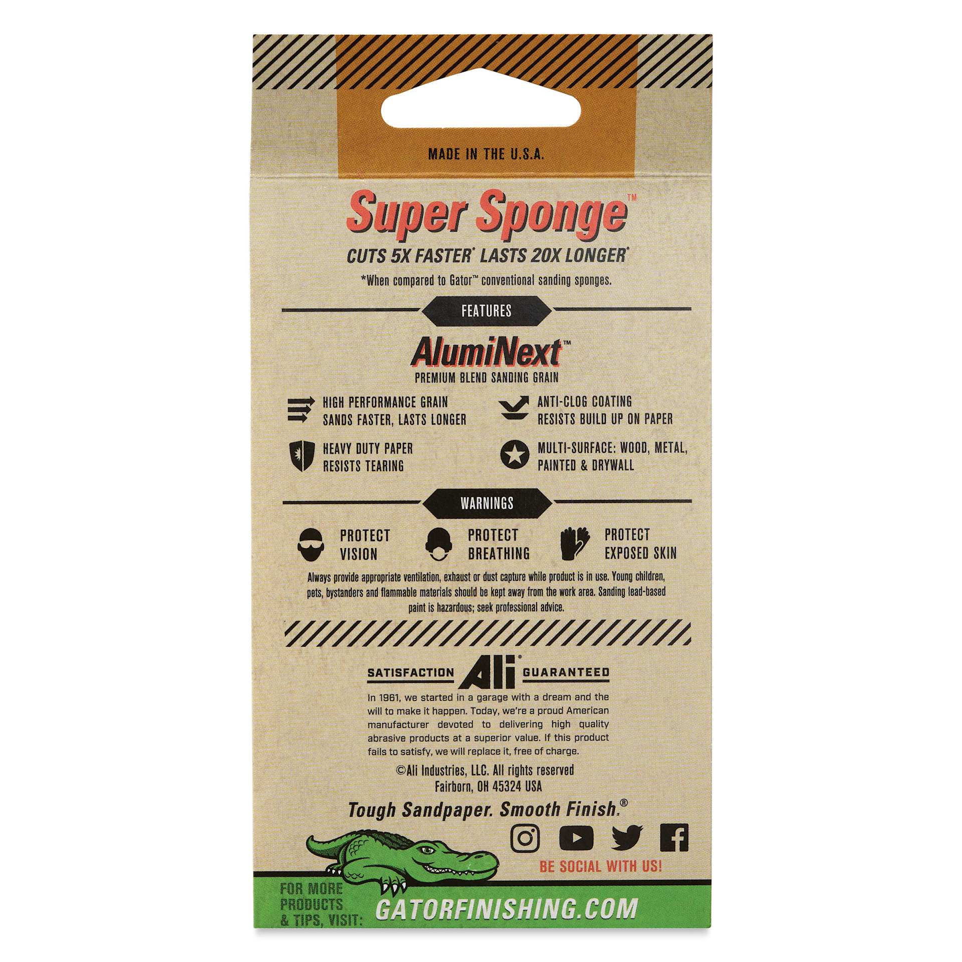 Gator Sanding Super Sponge - 220 Grit