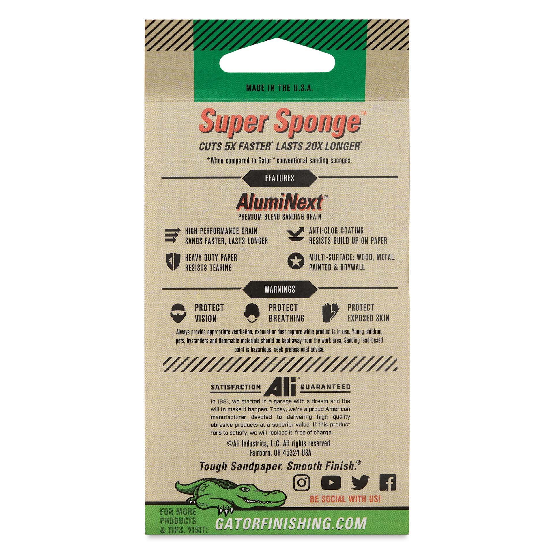 Gator Sanding Super Sponge - 80 Grit