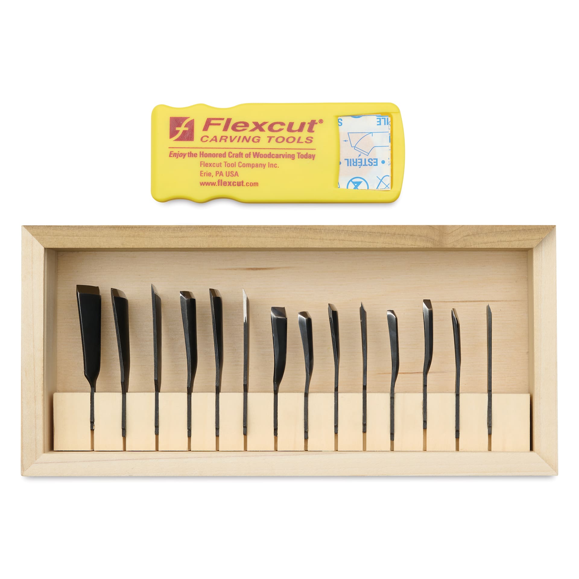 Flexcut Power Gouges - Set of 14 - contents