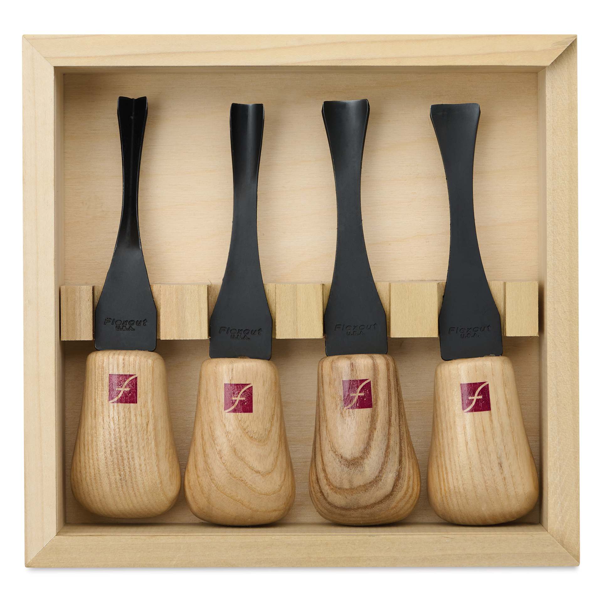 Flexcut Wide-Format Palm Carving Tools - Set of 4