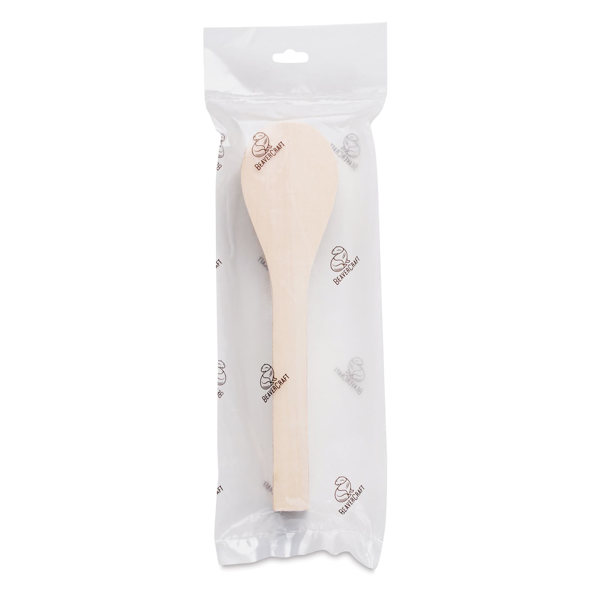 BeaverCraft Wooden Serving Spoon Carving Blank - Linden Wood in packaging