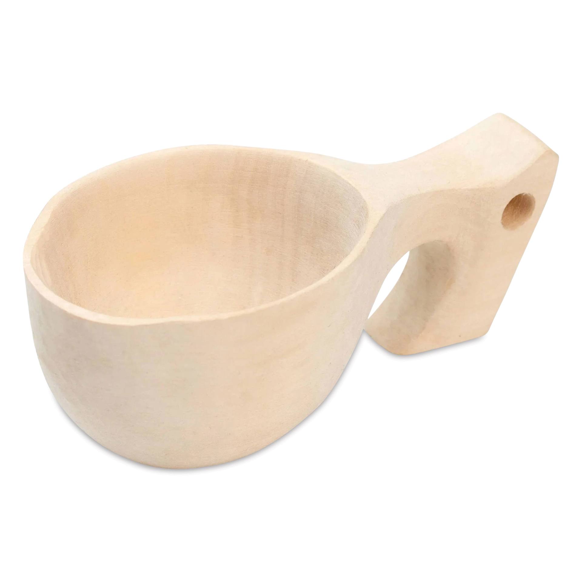 BeaverCraft Wooden Kuksa Drinking Cup Carving Blank completed project
