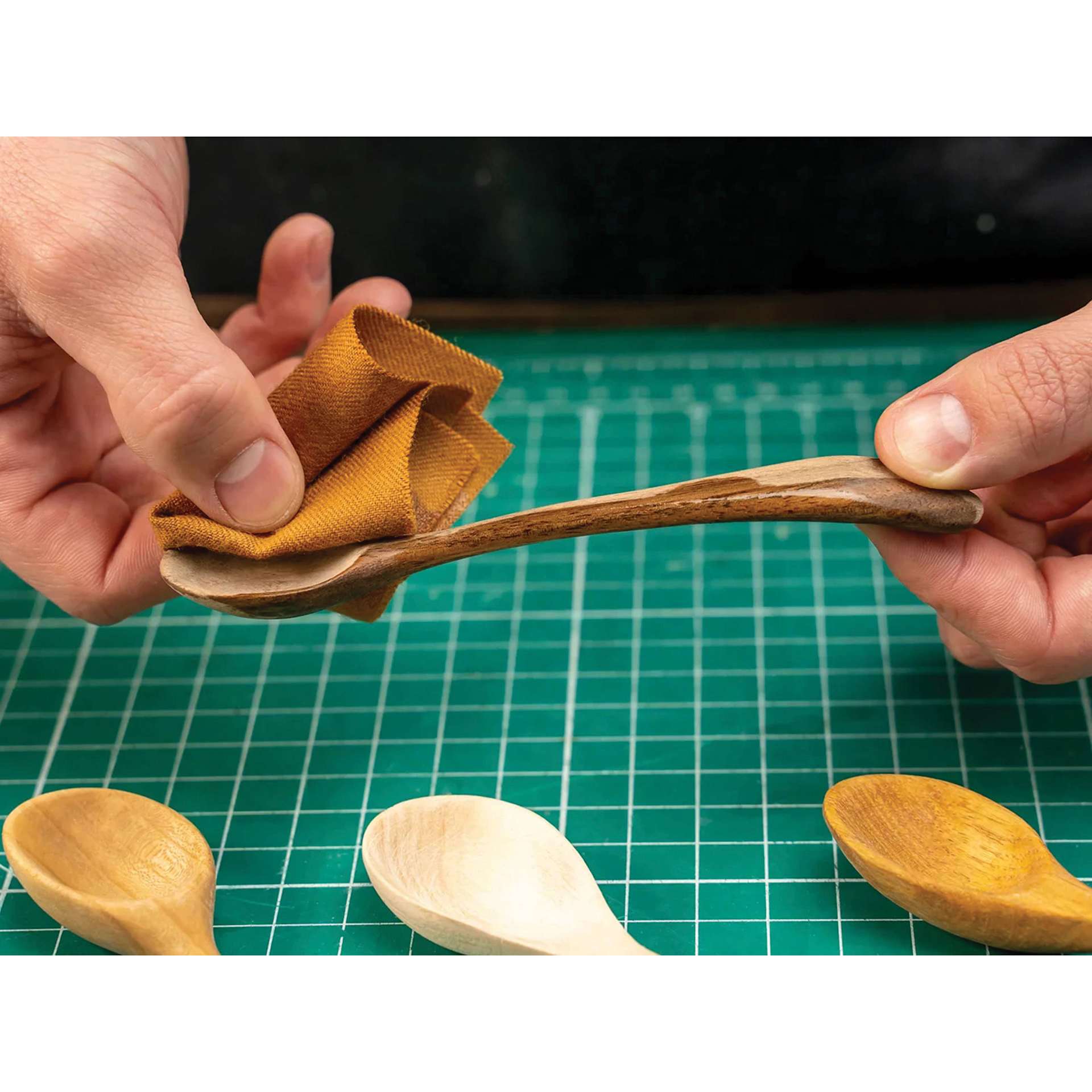 BeaverCraft Wooden Spoon Carving Blank Set polishing spoon (rag not included)