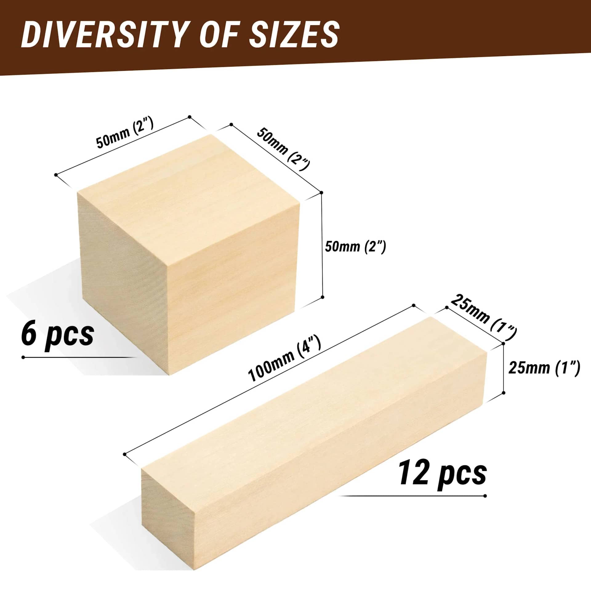 Diversity of Sizes