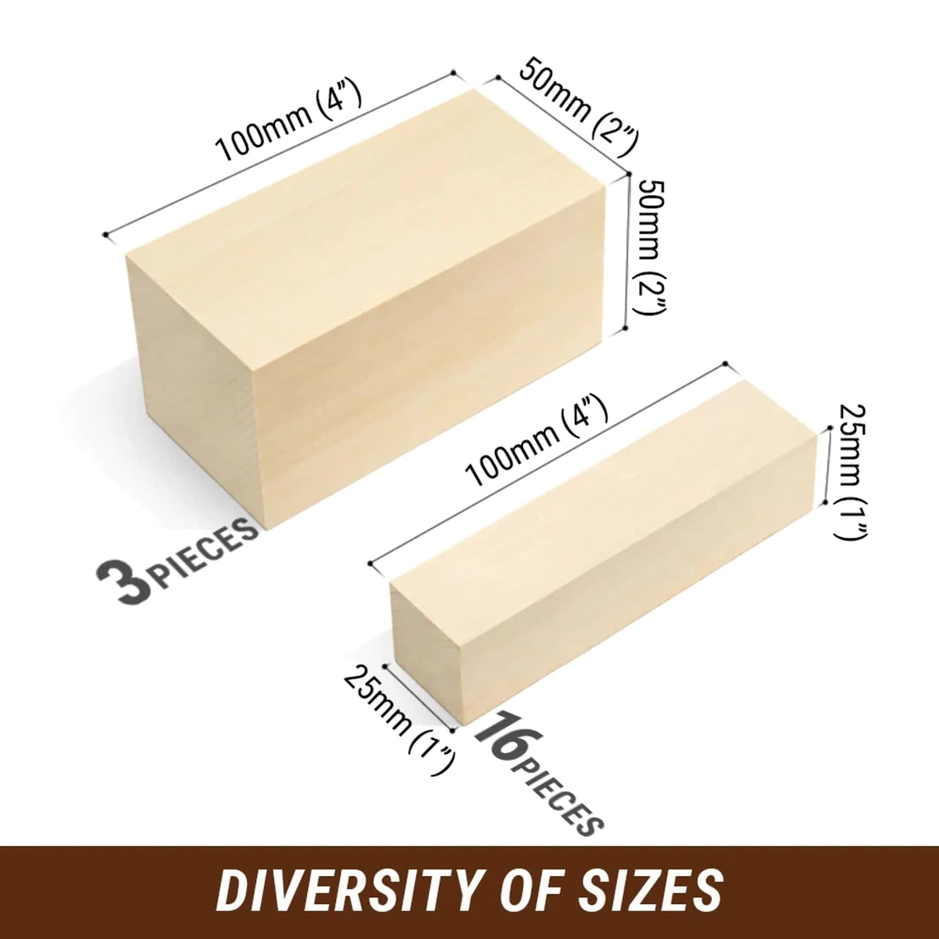 Diversity of Sizes