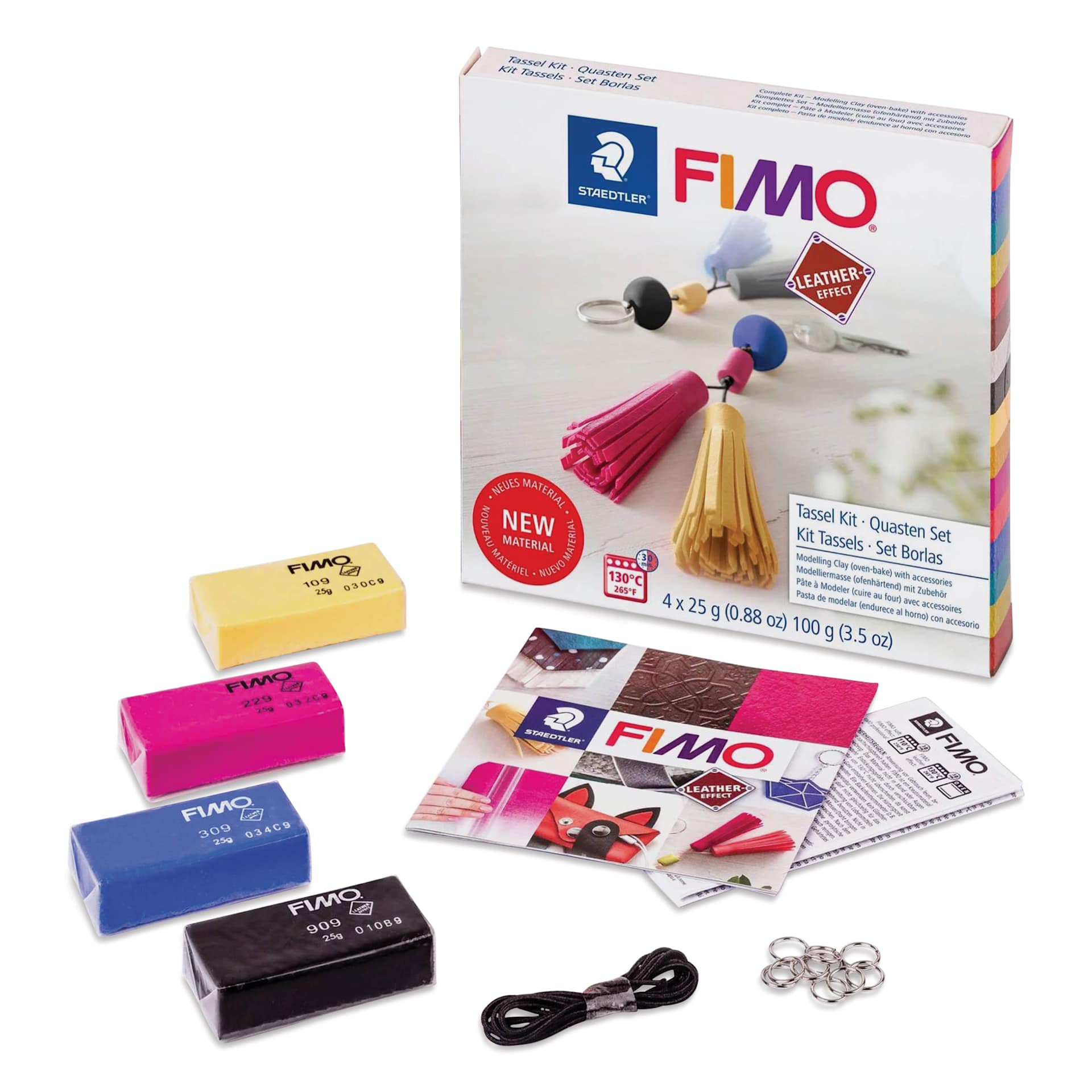 Staedtler Fimo Leather Effect Tassel Kit