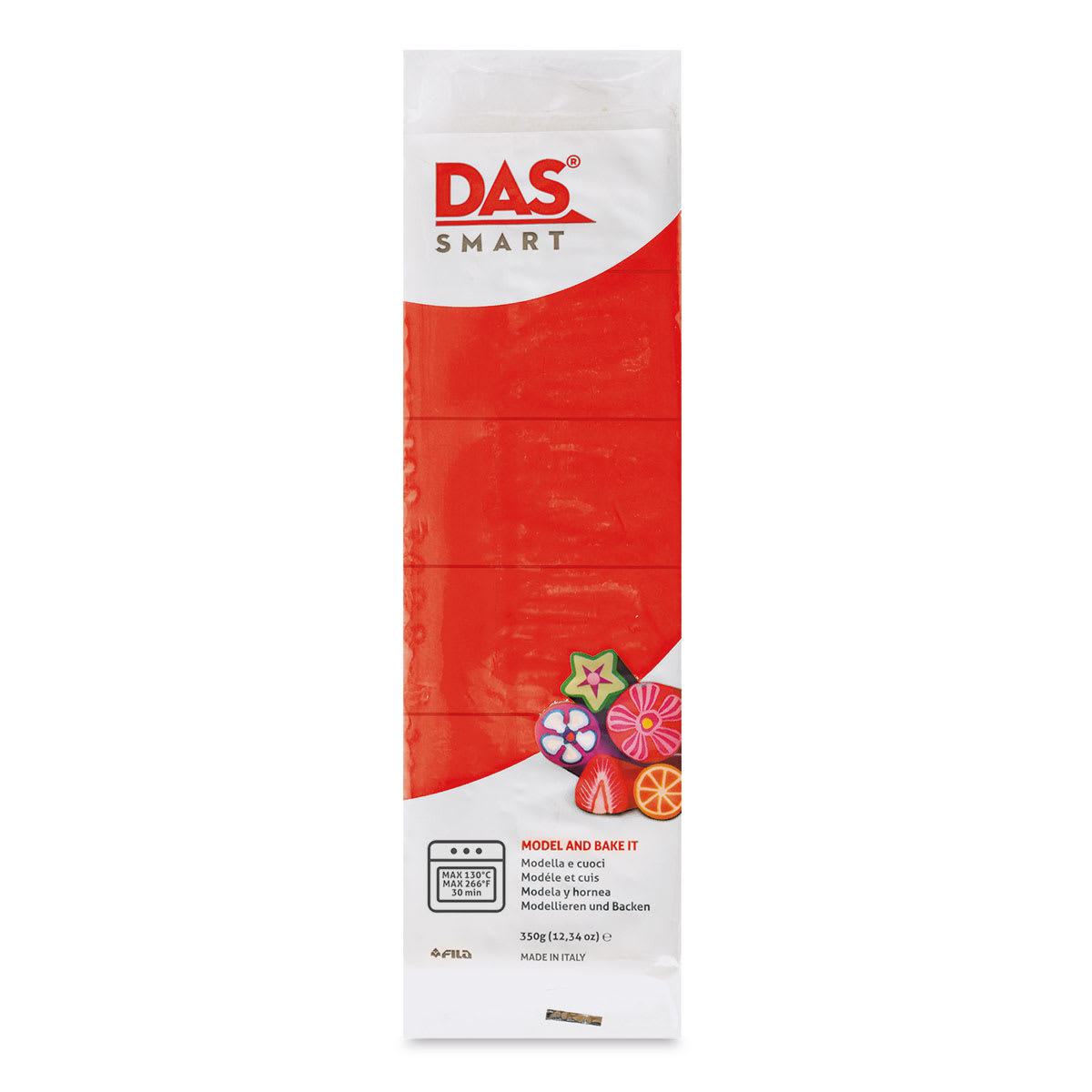 DAS Smart Polymer Clay - Scarlet Red, 12 oz