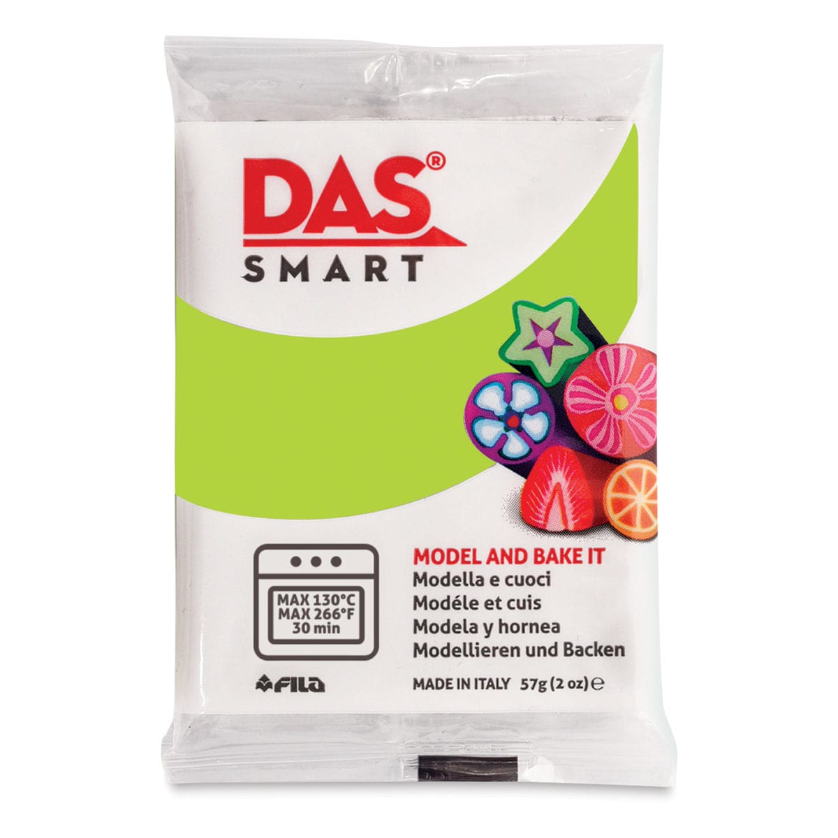 DAS Smart Polymer Clay Apple Green 2 oz