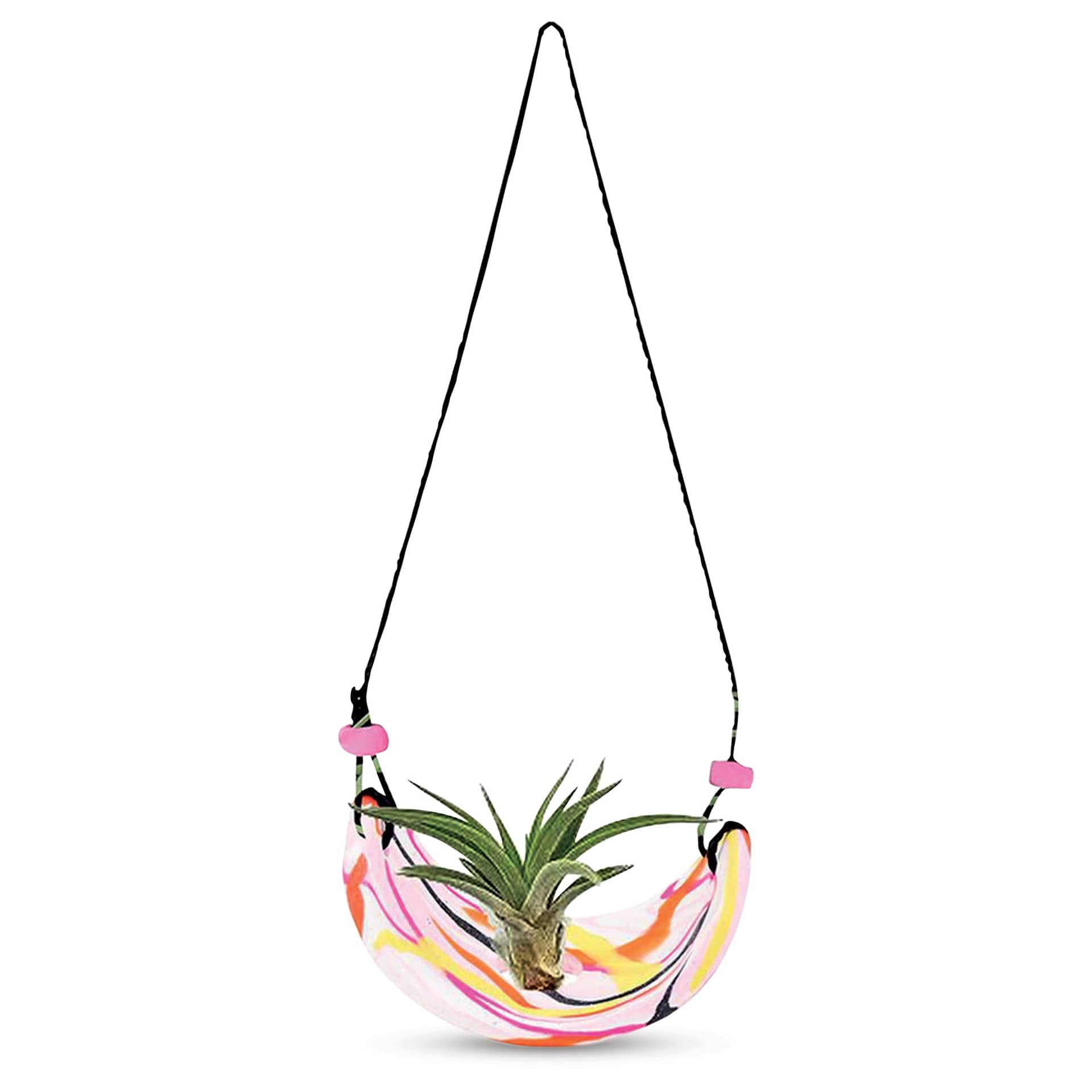 Sculpey Clay Crafts Ultimate DIY Kit finished plant hanger example
