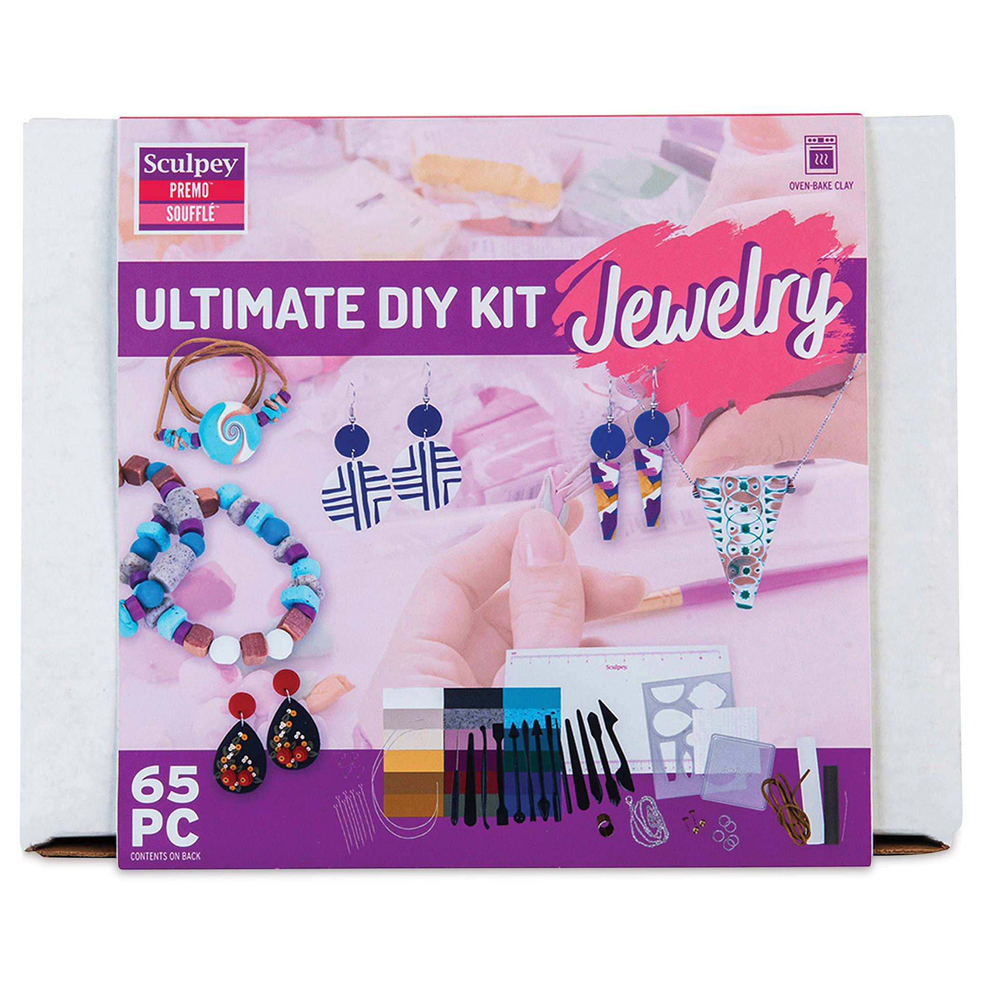 Sculpey Jewelry Ultimate DIY Kit front of packaging