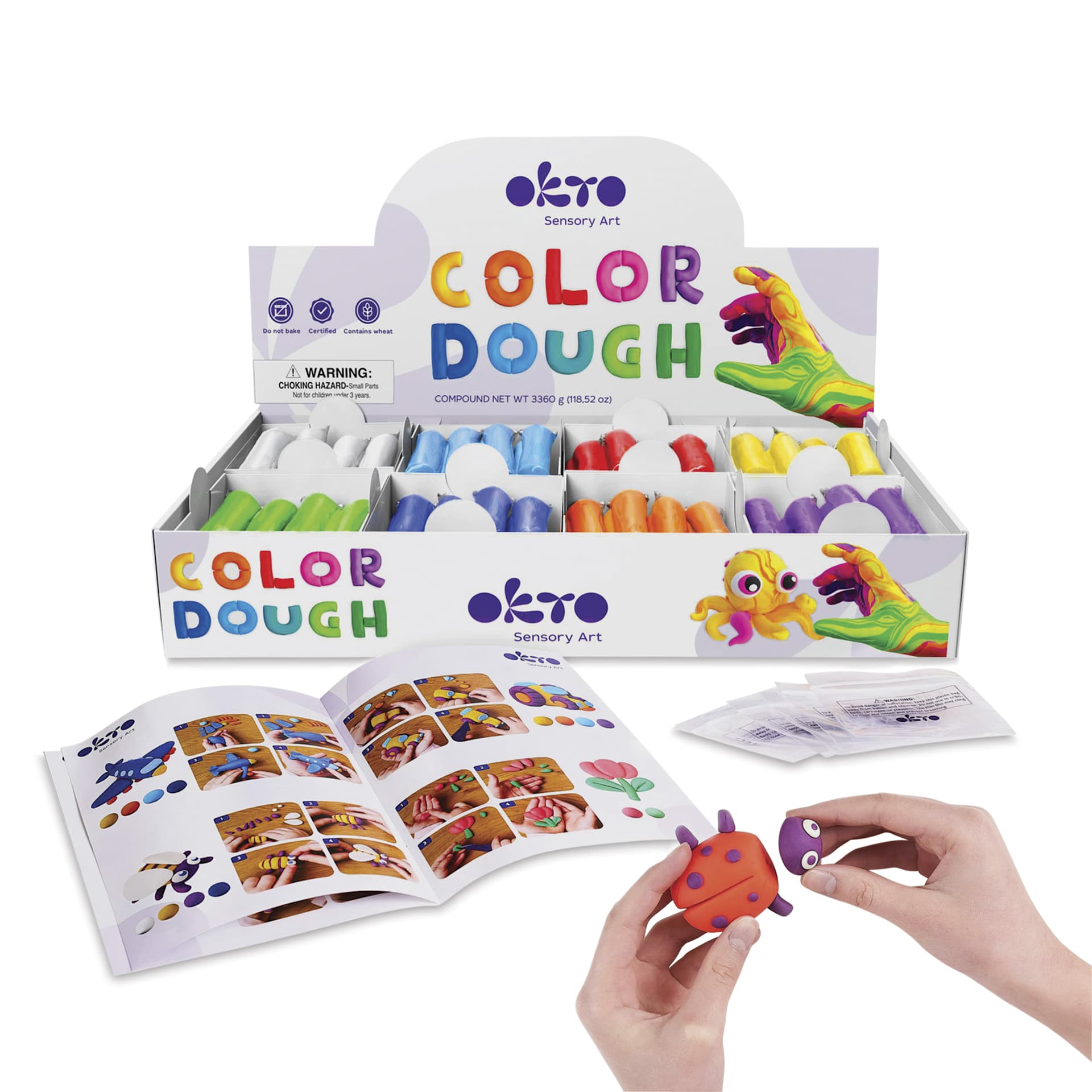 Okto Sensory Art Color Dough Classpack