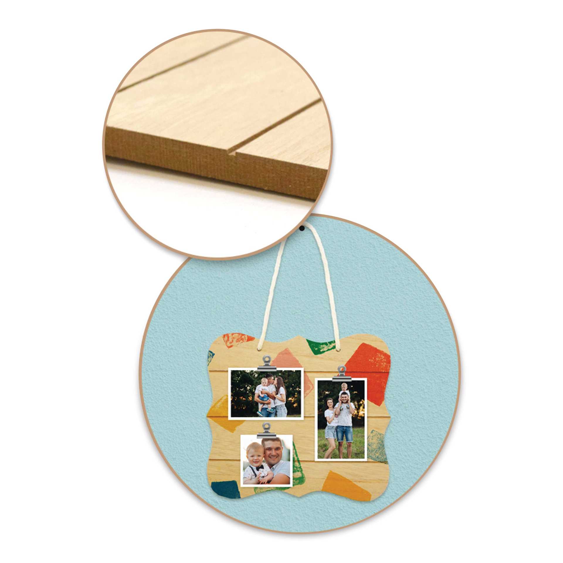Craft Medley Wood Slat Wall Plaque, 15" Bracket (Example artwork)