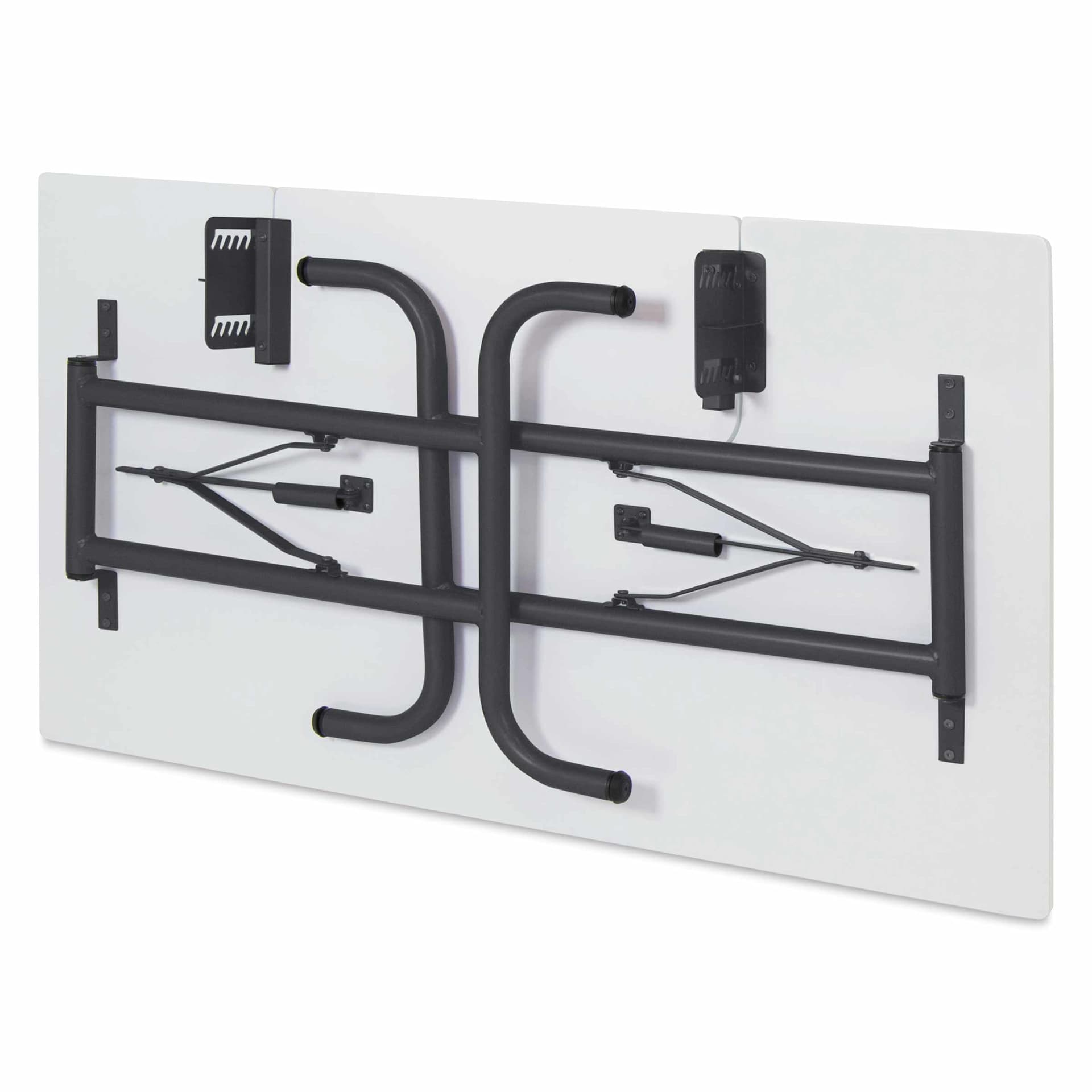 Studio Designs Folding Sewing Table - Charcoal/White, table folded