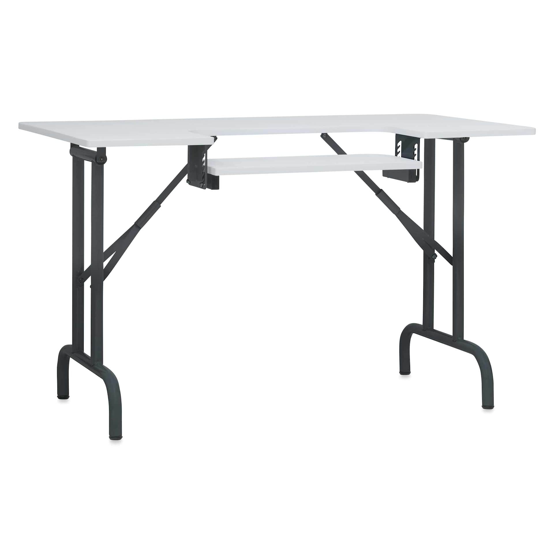 Studio Designs Folding Sewing Table - Charcoal/White