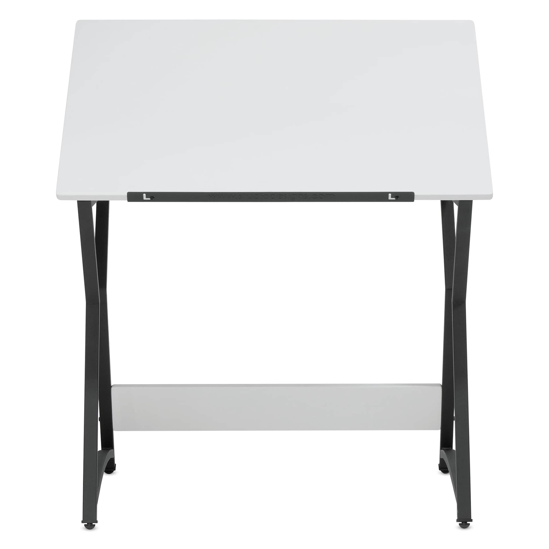 Studio Designs Hourglass Craft Table, front of table Studio Designs Hourglass Craft Table, front of table