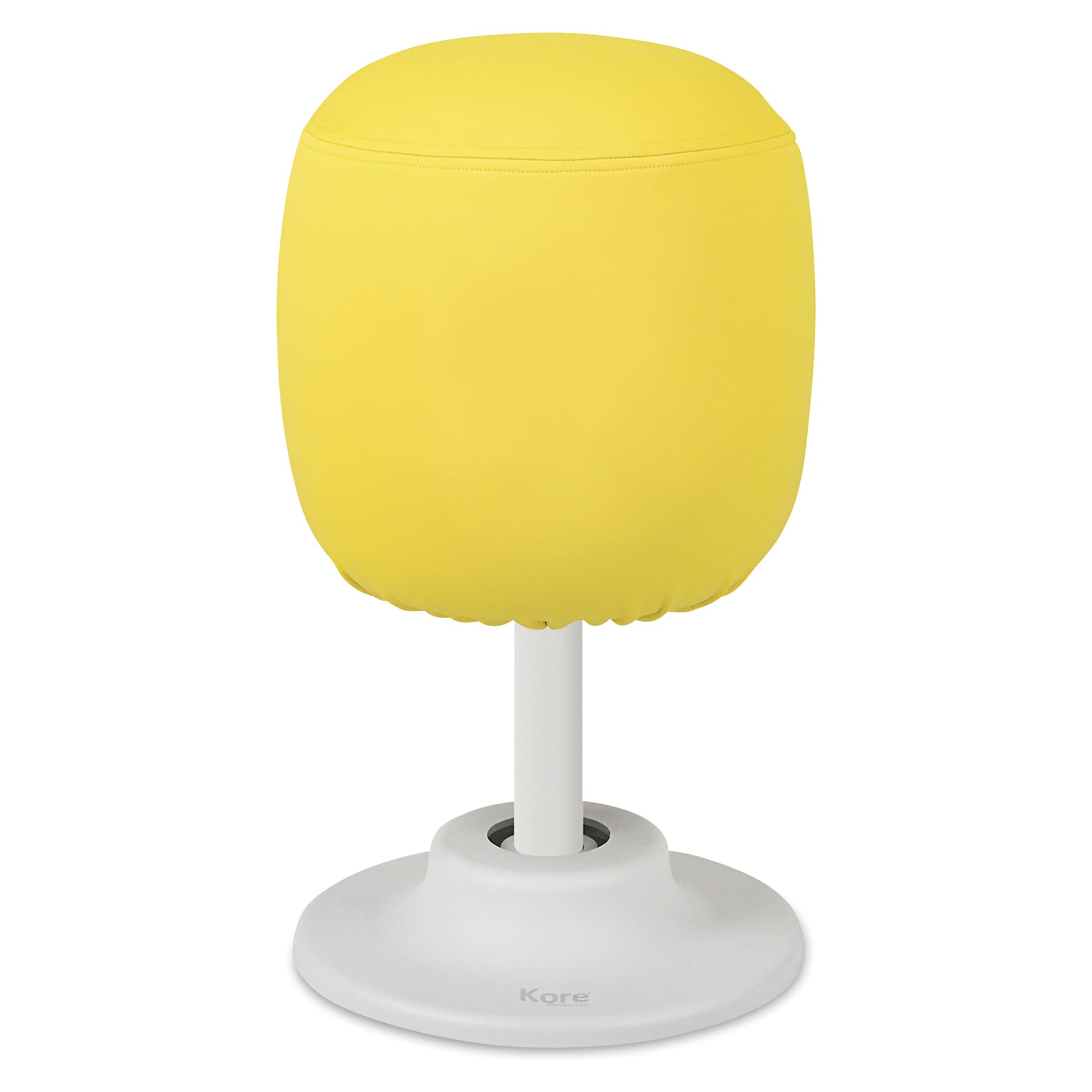 Kore Design Kid’s Adjustable Pivot Stool - Tall, Yellow, 16-1/2" - 21" - raised
