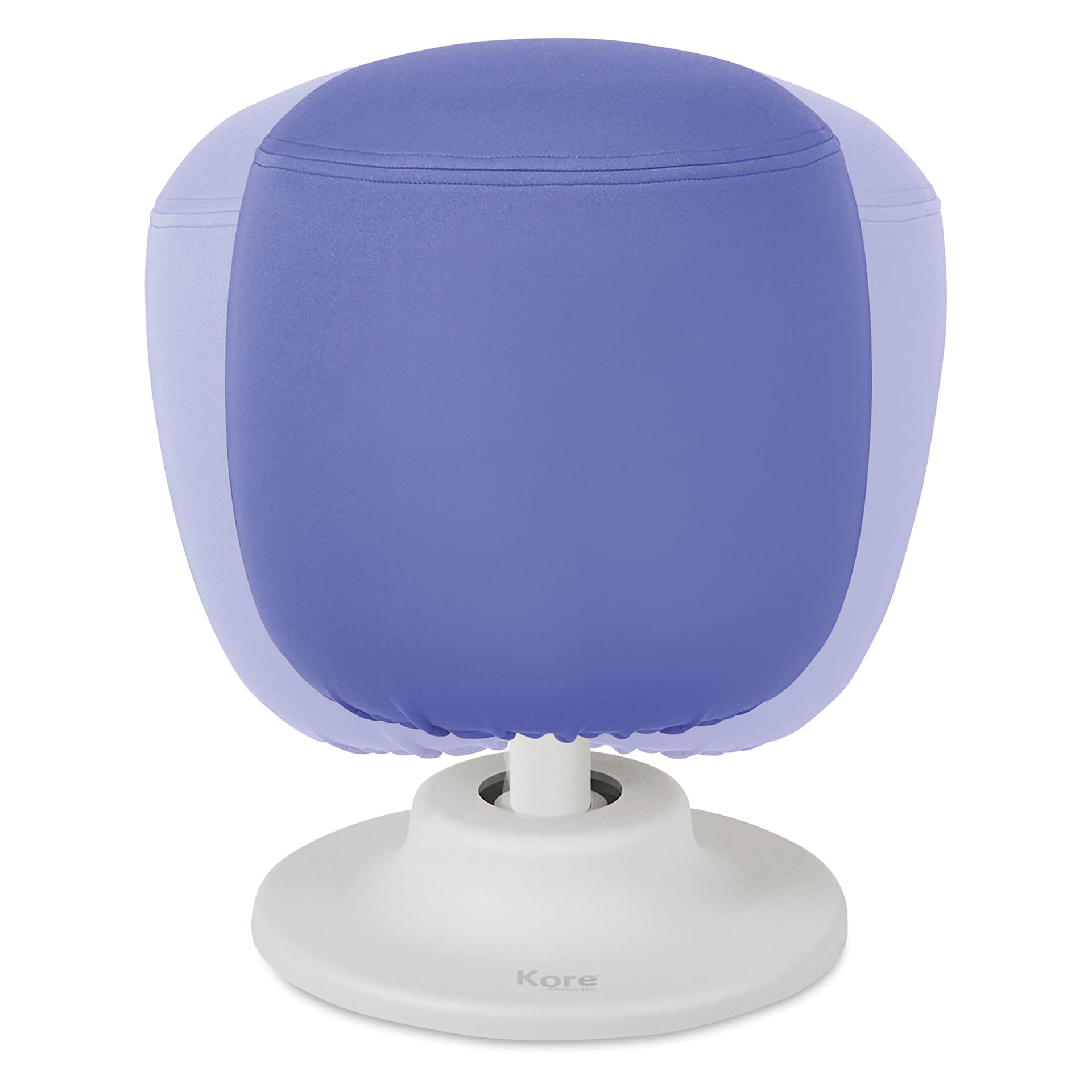 Kore Design Kid’s Adjustable Pivot Stool - Tall, Blue, 16-1/2" - 21" - 360° motion