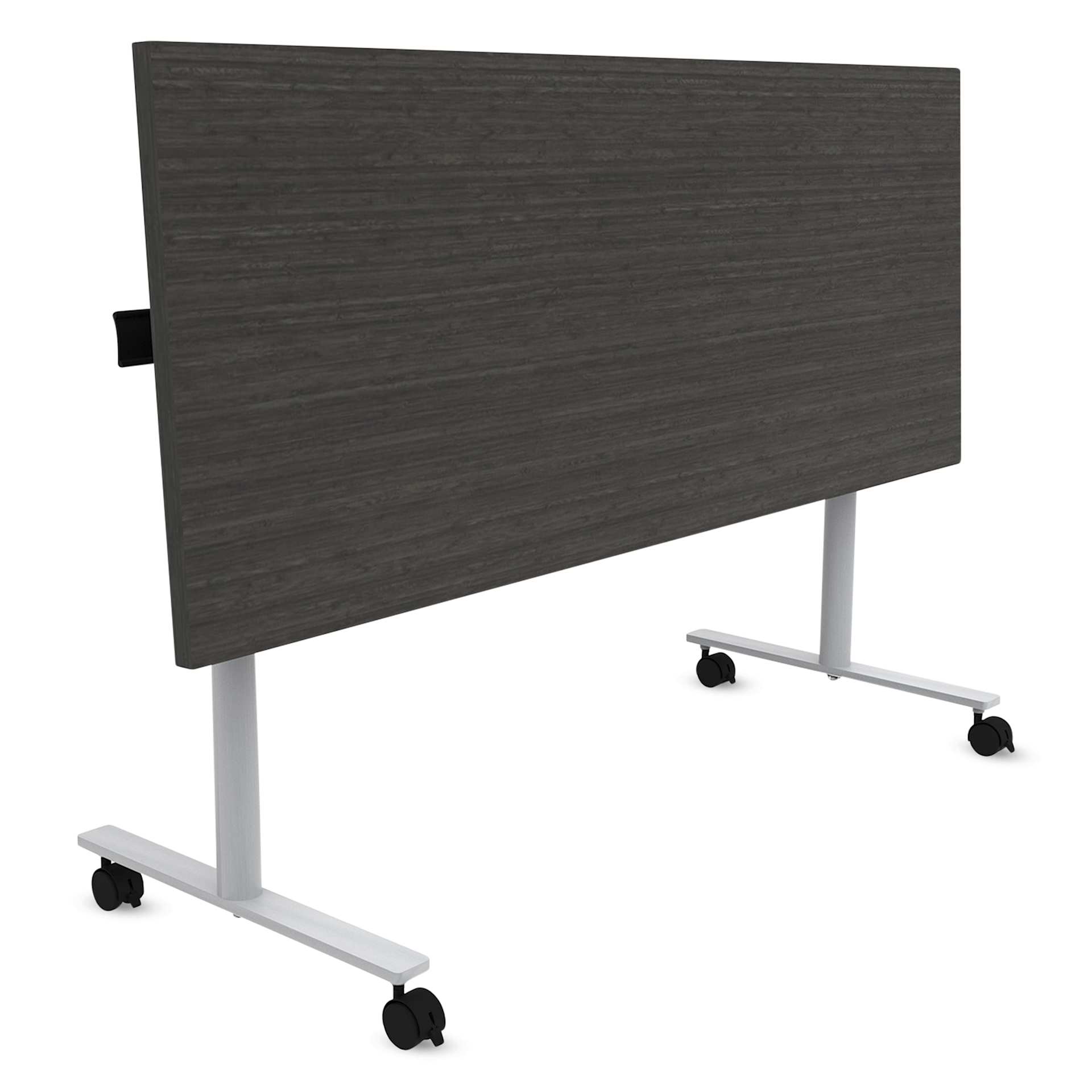 Safco Jurni Flip-Top Table with Casters - Asian Night, 24" x 60", top folded
