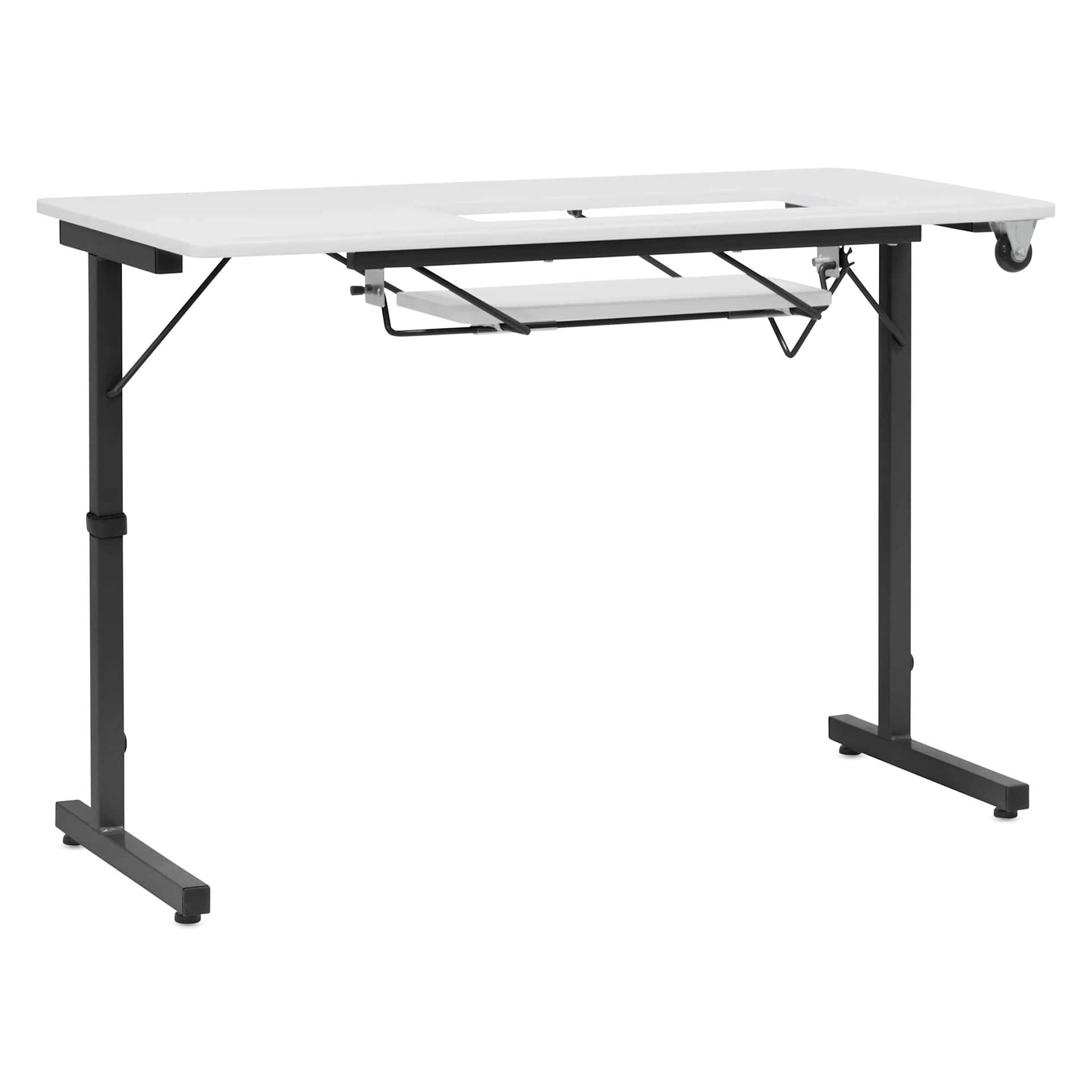 Studio Designs Rollaway II Sewing Table - Black/White