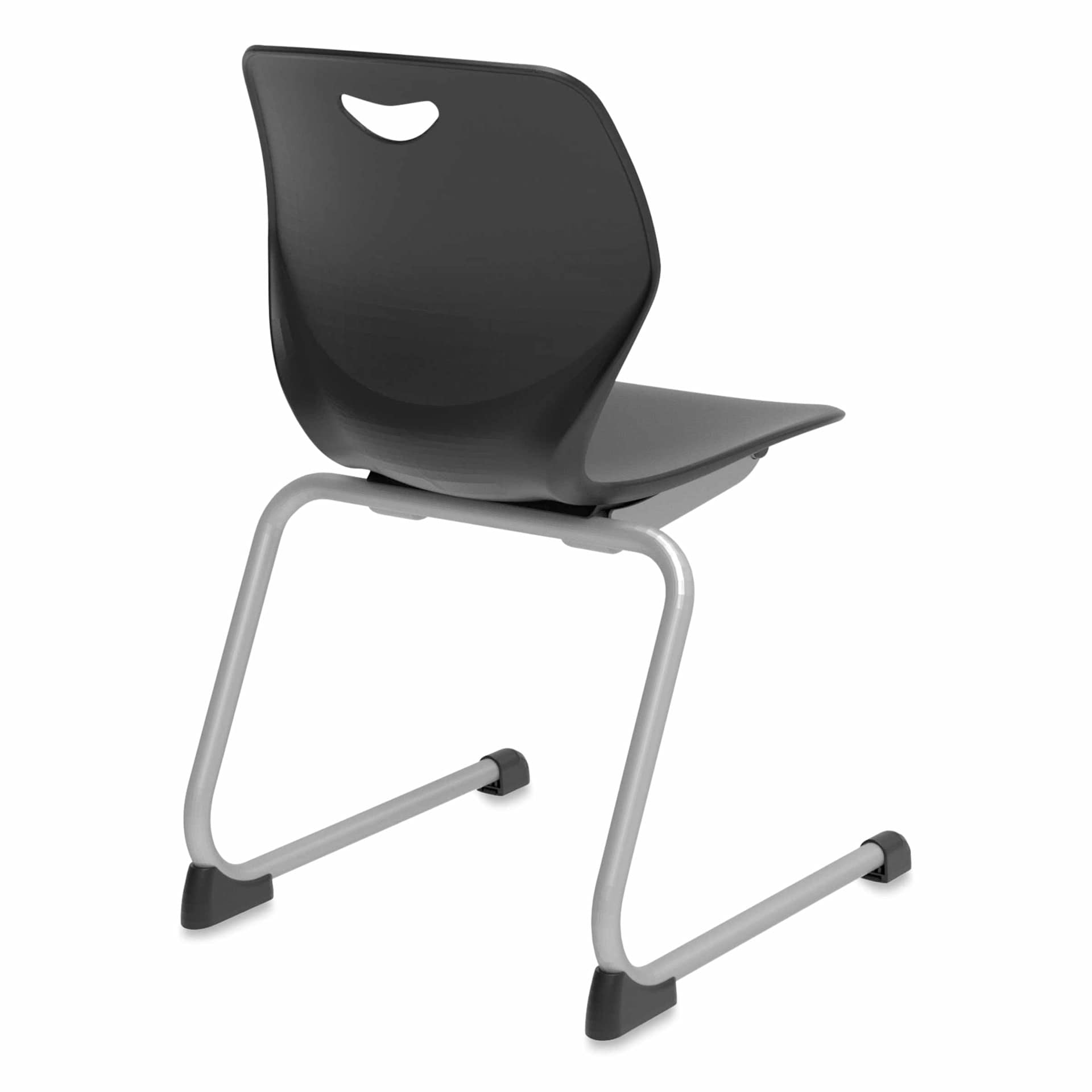WB Mfg Sconnie Cantilever Chair - 18", back of chair at an angle