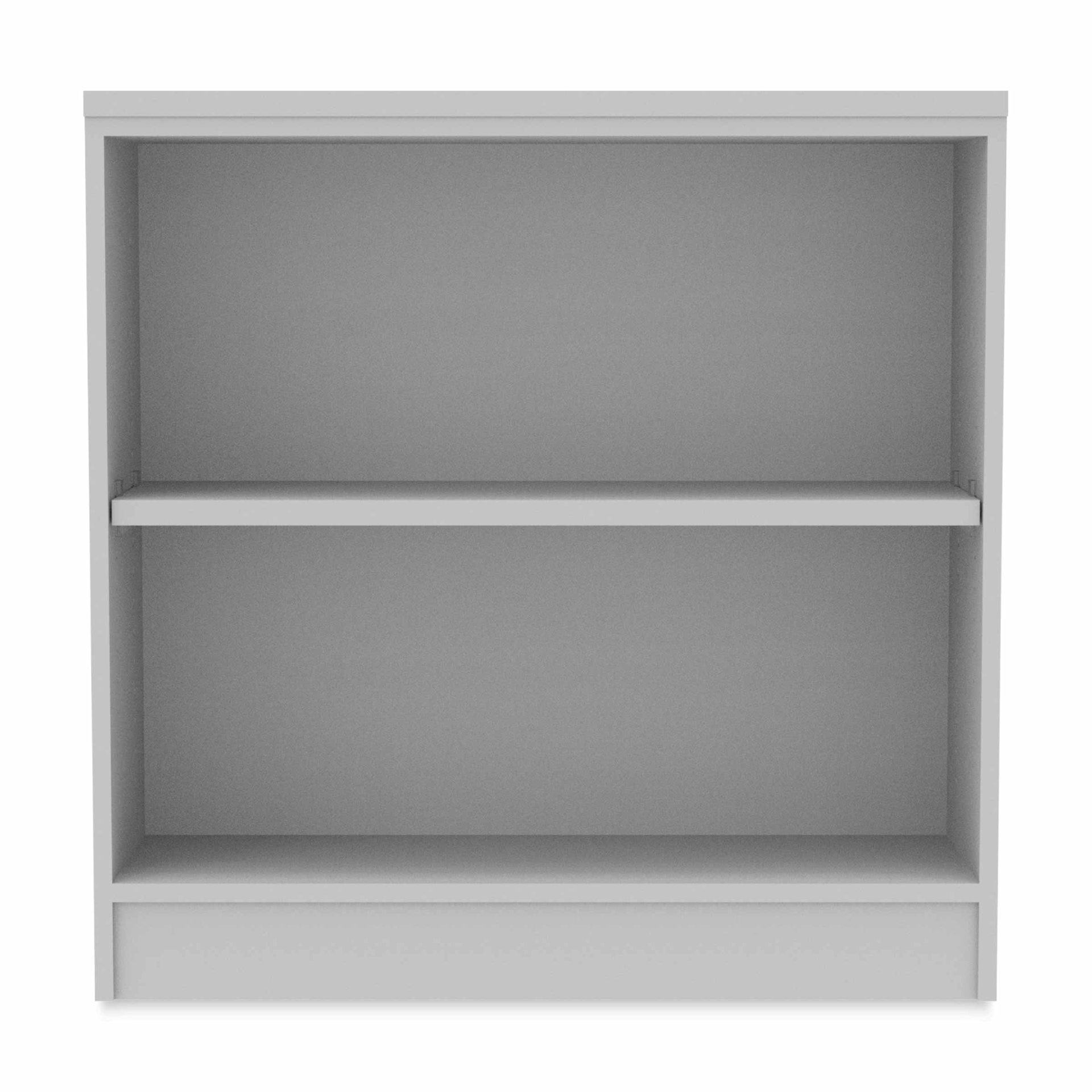 WB Mfg Single Sided Bookcase - 36" x 36" x 12", Gray