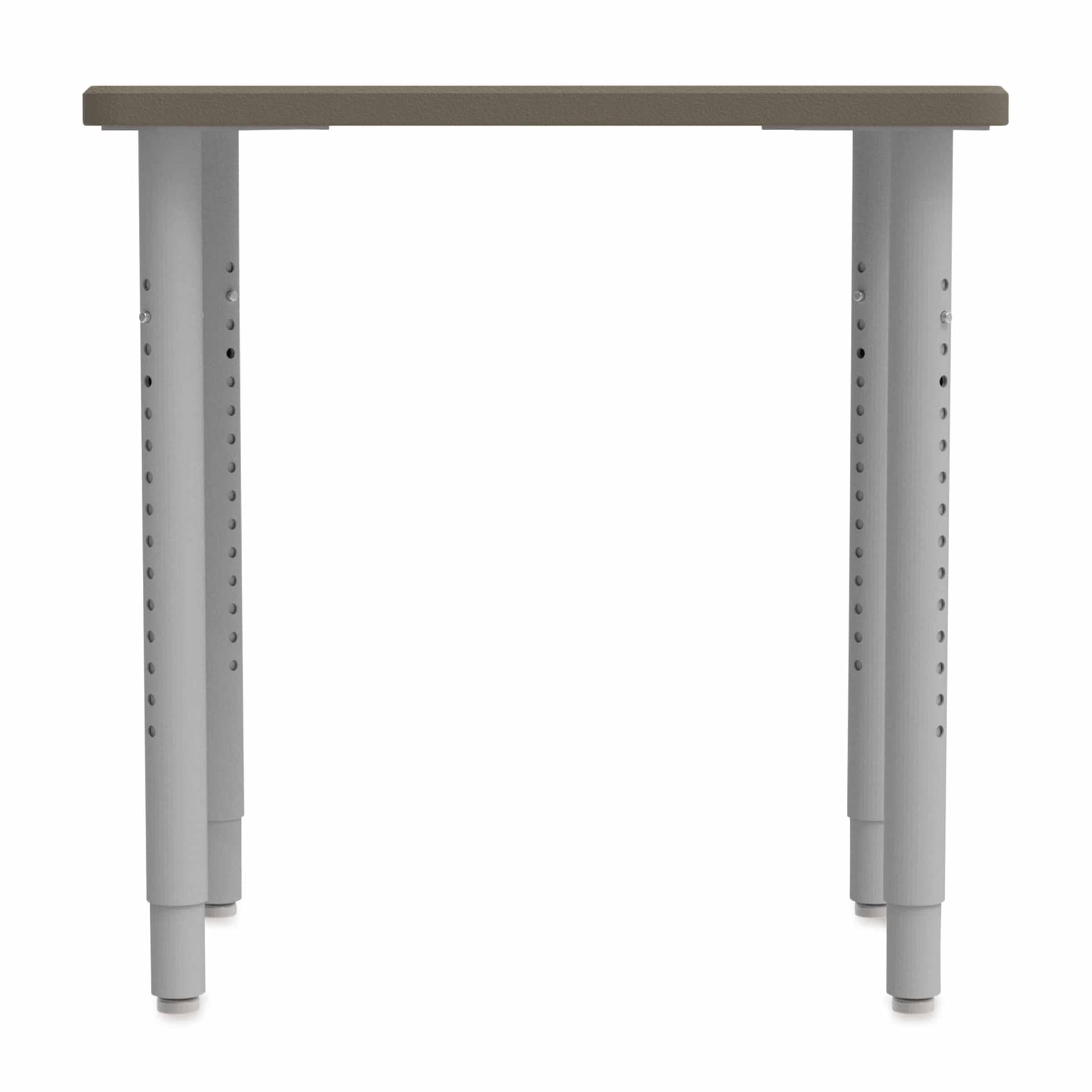 WB Mfg ELO Plymouth II Desk - Vision Vava Top, Tall, side of desk