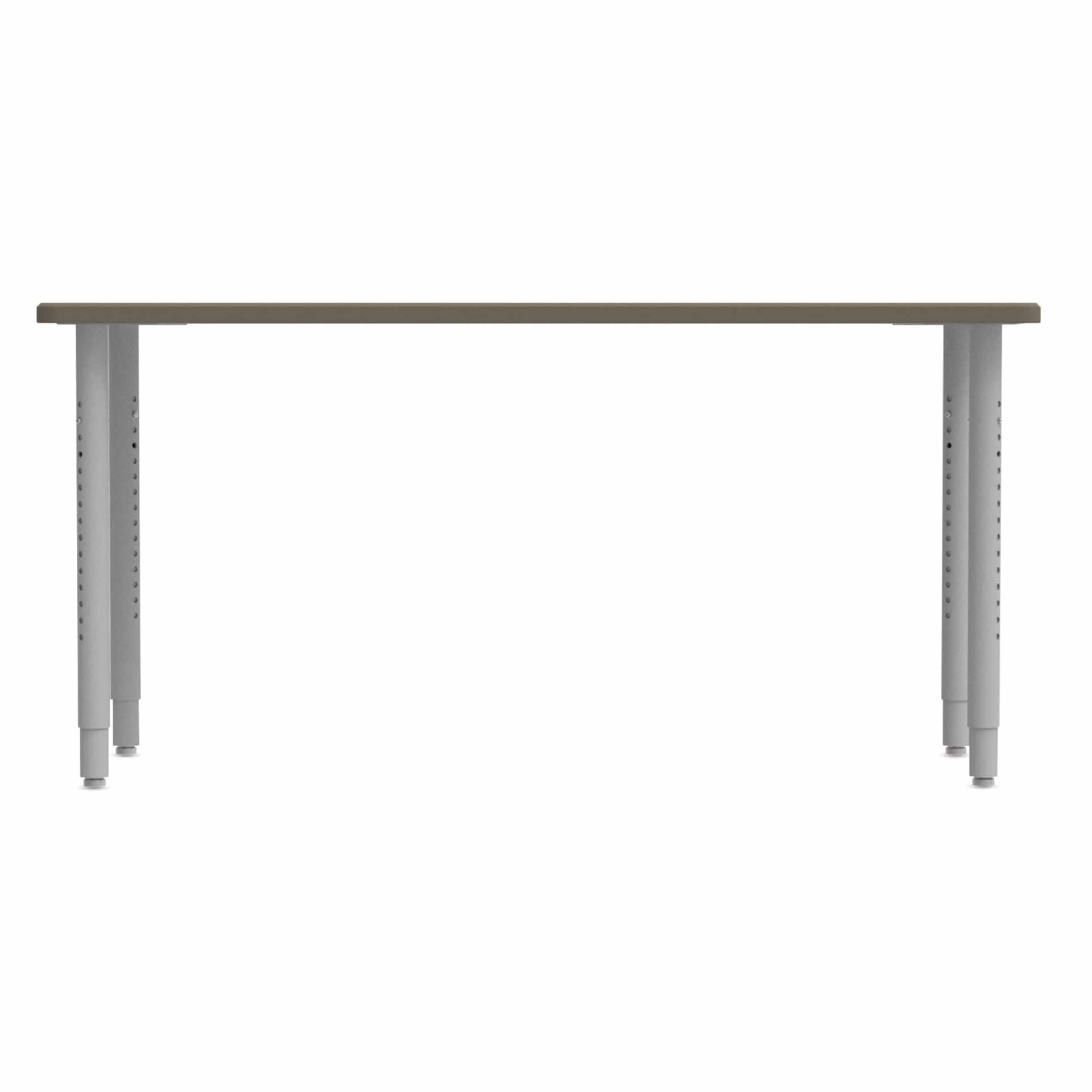 WB Mfg ELO Rectangle Table - Vision Vava Top, Tall, side of table