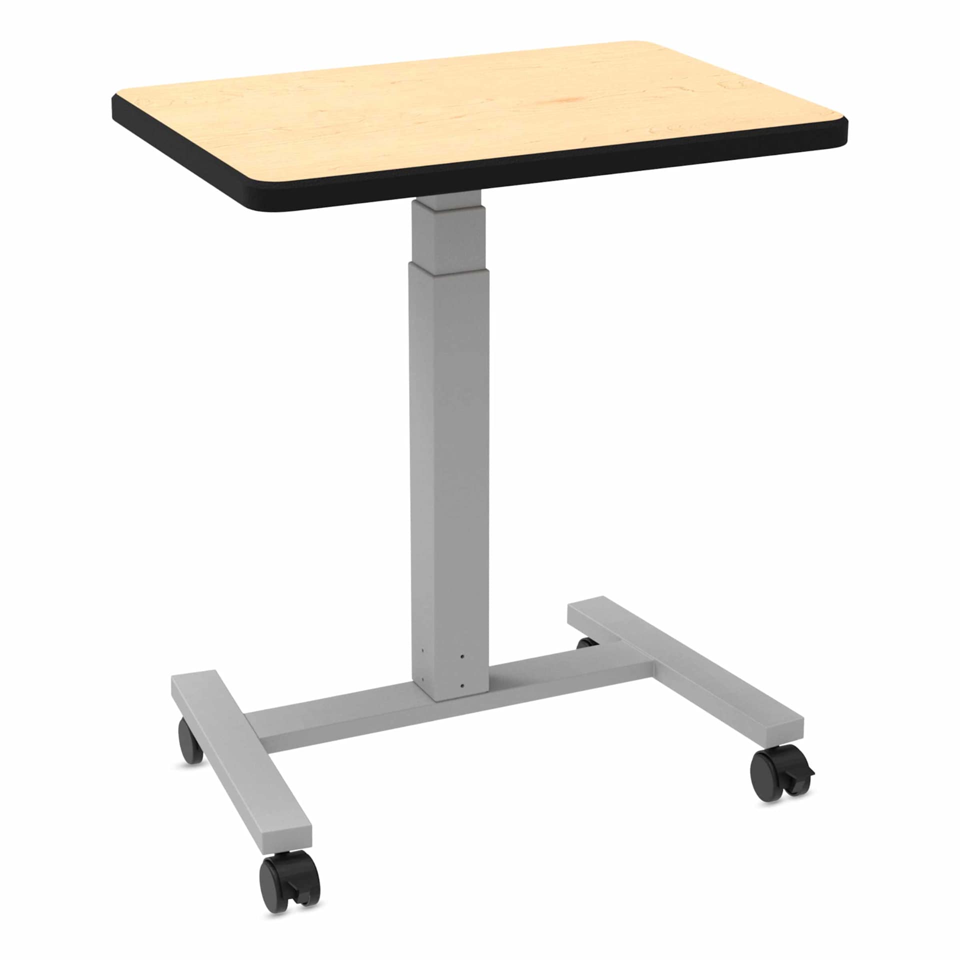 WB Mfg Elevate Plymouth Desk - Hardrock Maple Top at an angle