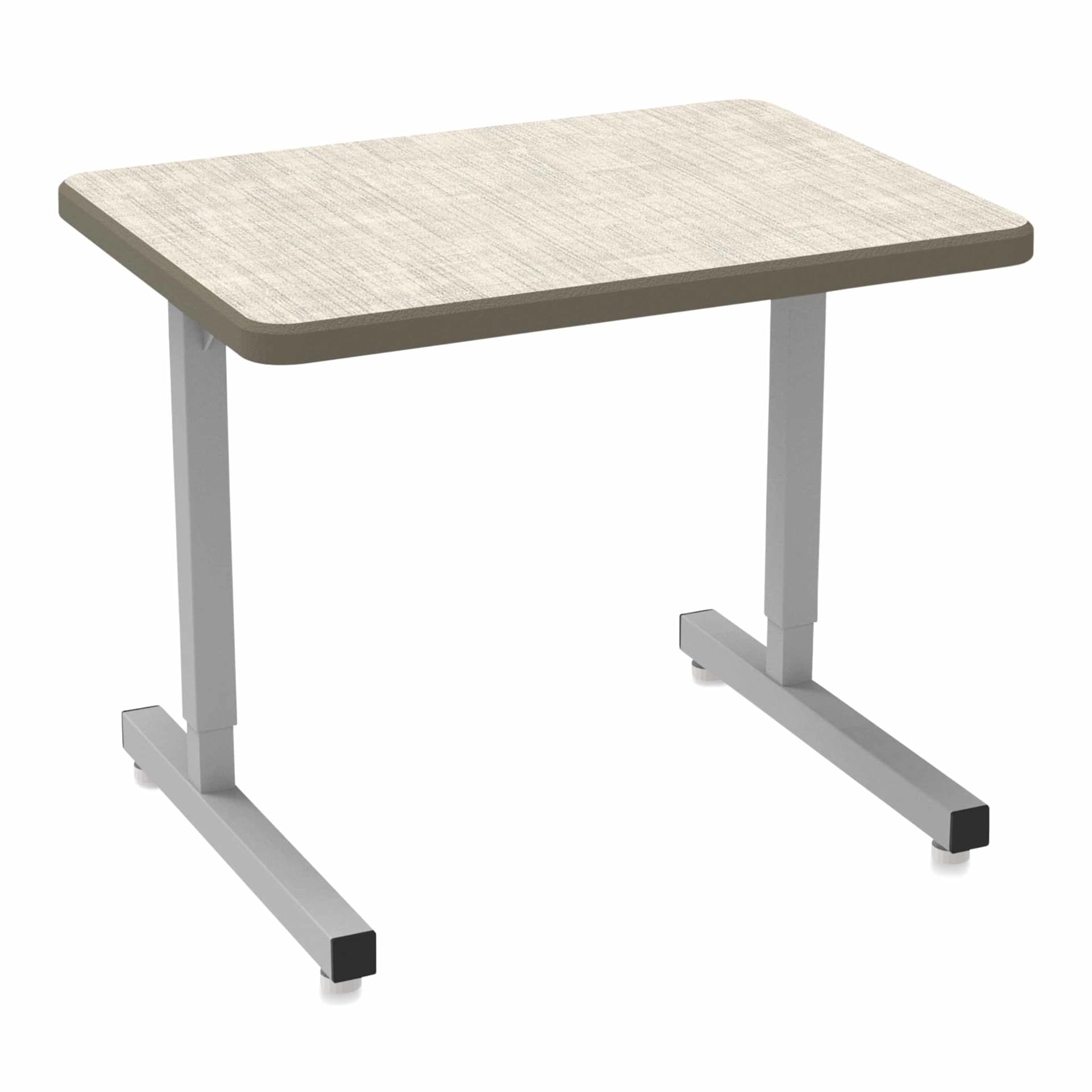 WB Mfg UNE-T Plymouth Desk - Vision Vava Top, at an angle