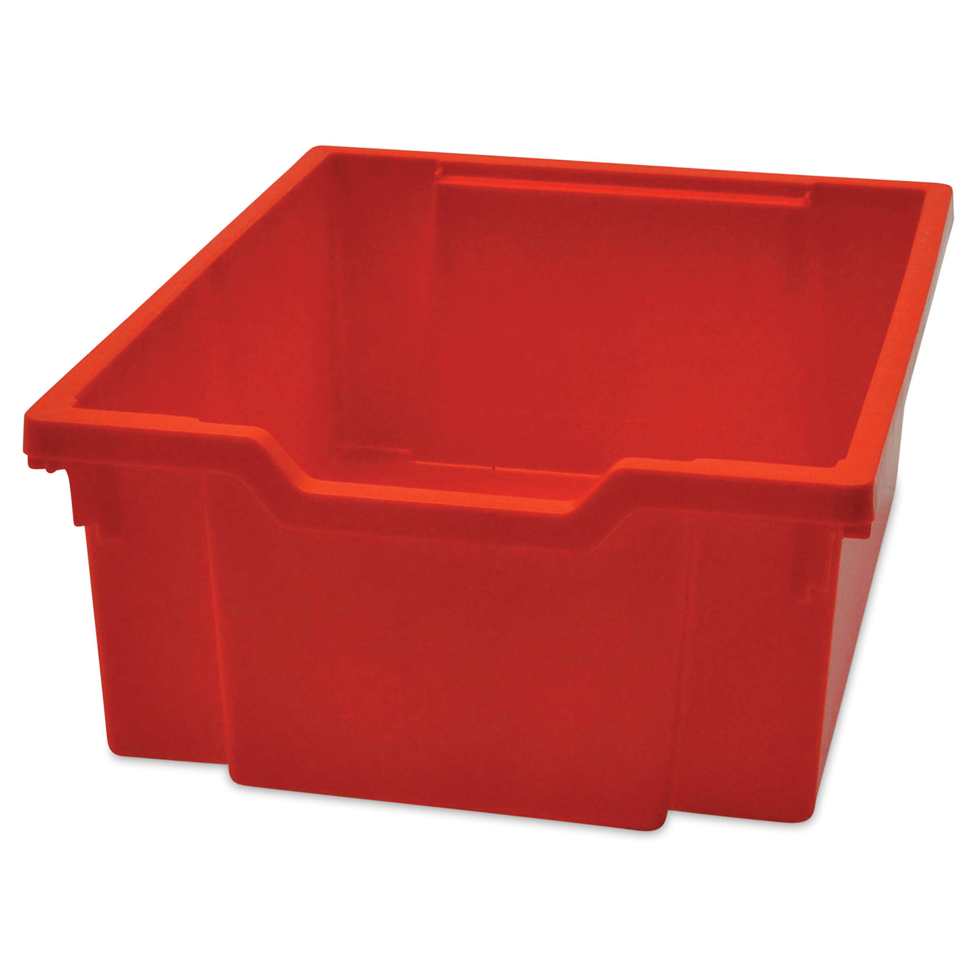 Gratnells MakerHub Cart - Silver with Flame Red - Storage Tray