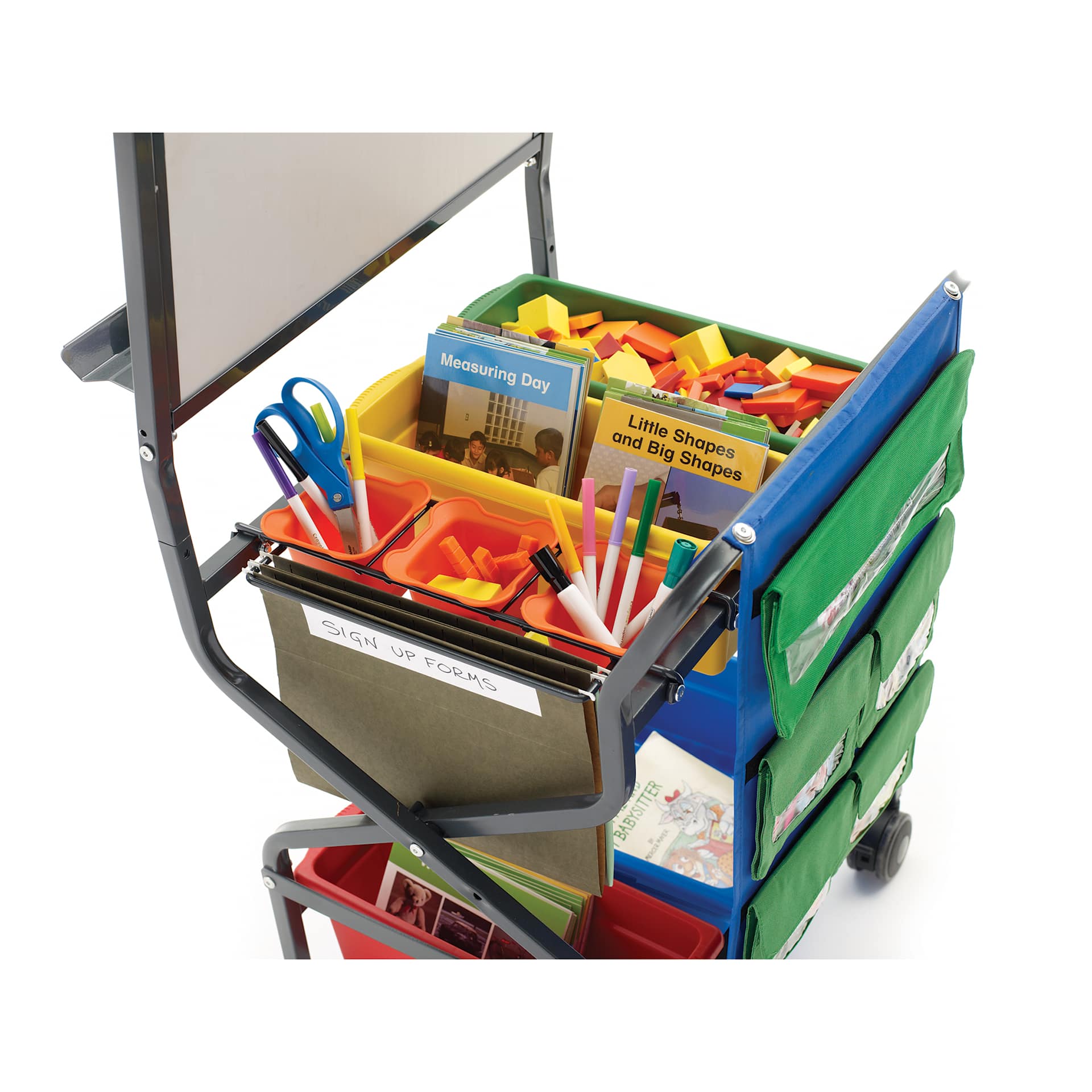 Copernicus Teacher Trolley, top (items inside tubs not included)