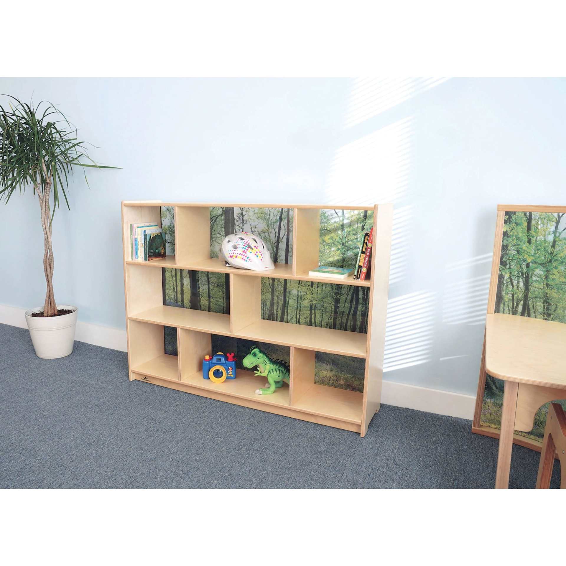 Whitney Brothers Nature View Serenity Cabinet, against wall