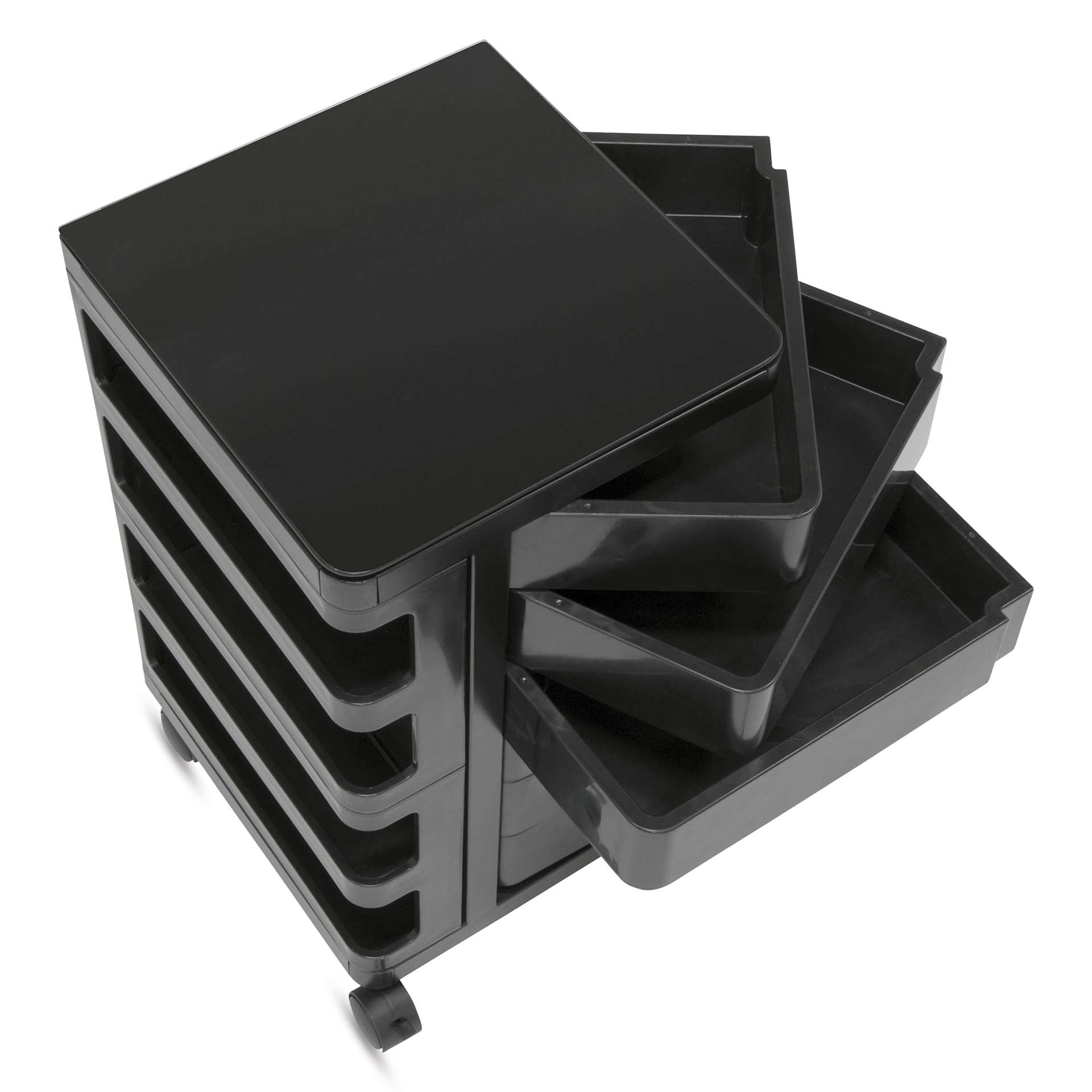 Studio Designs Kubx Cart, empty, drawers swung out