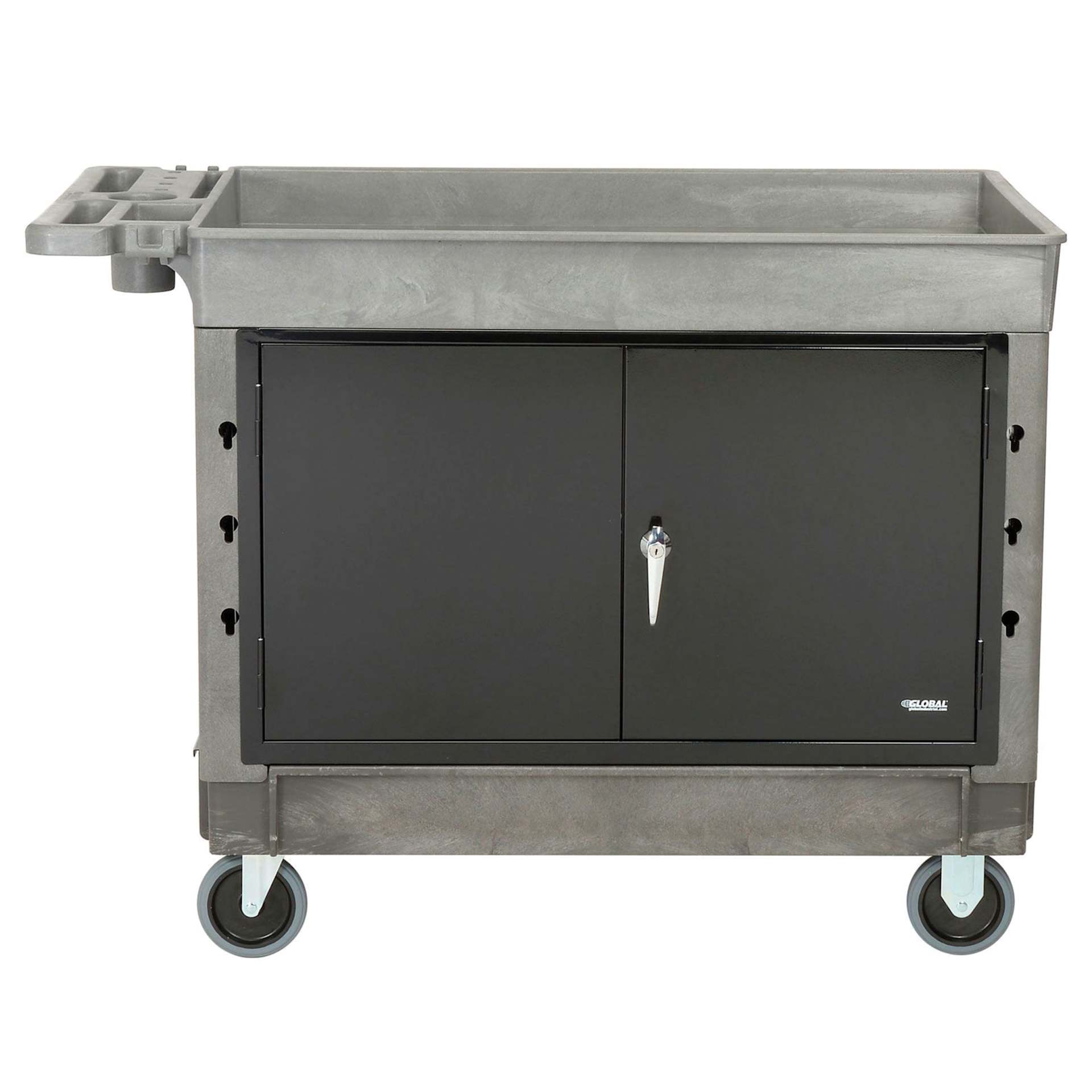 Global Industrial Top Tray Shelf Utility Cart