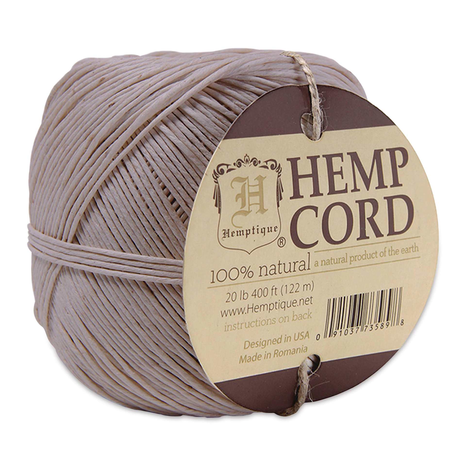 Hemptique Hemp Cord Ball - Natural
